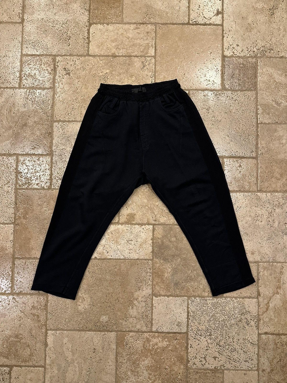 Haider Ackermann Haider Ackermann Black Perth Jogger Taxedo Pants Size US 33 - 6 Thumbnail