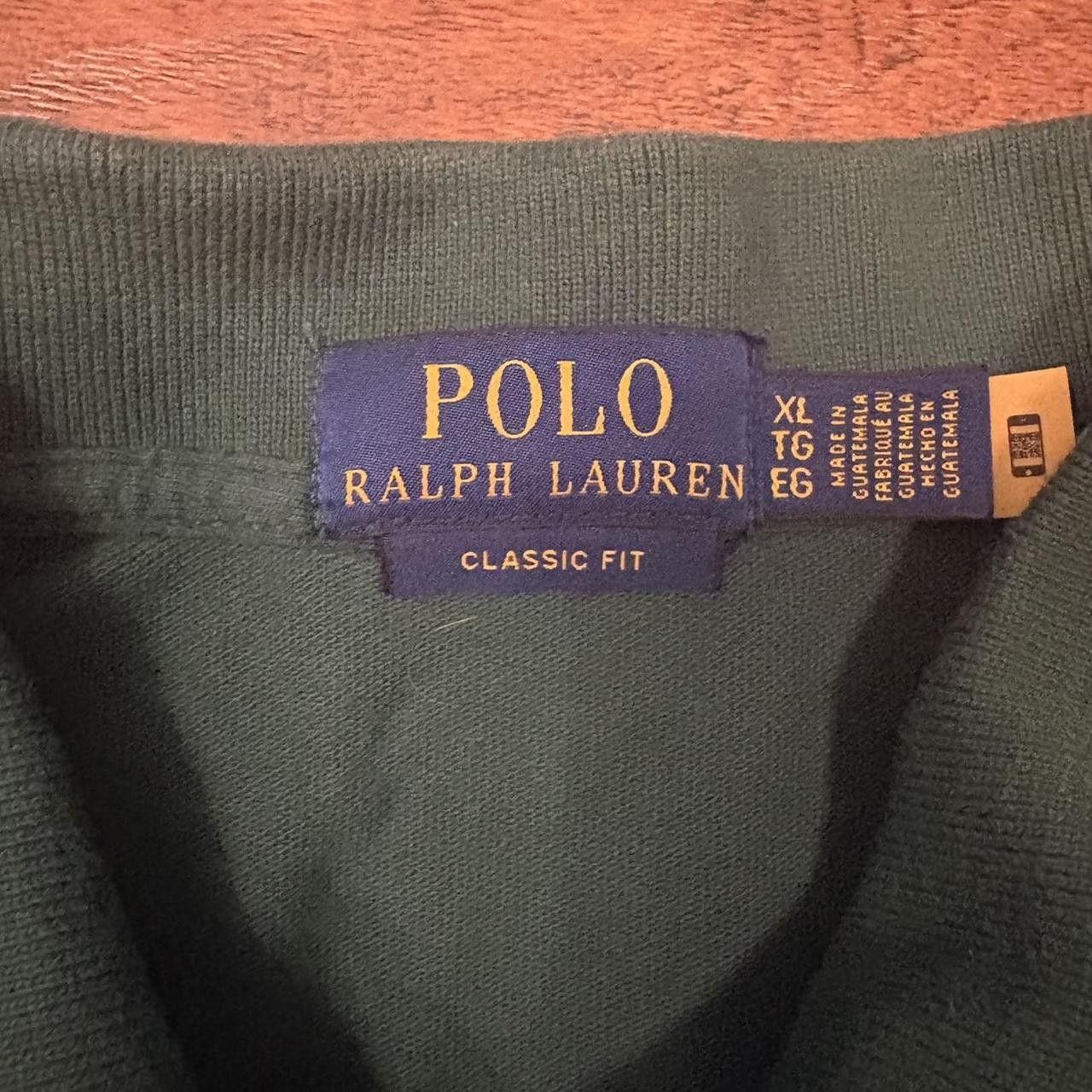 Polo Ralph Lauren Crazy Vintage Y2K/2000s Green Polo Ralph Lauren polo Shirt! Size US L / EU 52-54 / 3 - 4 Thumbnail