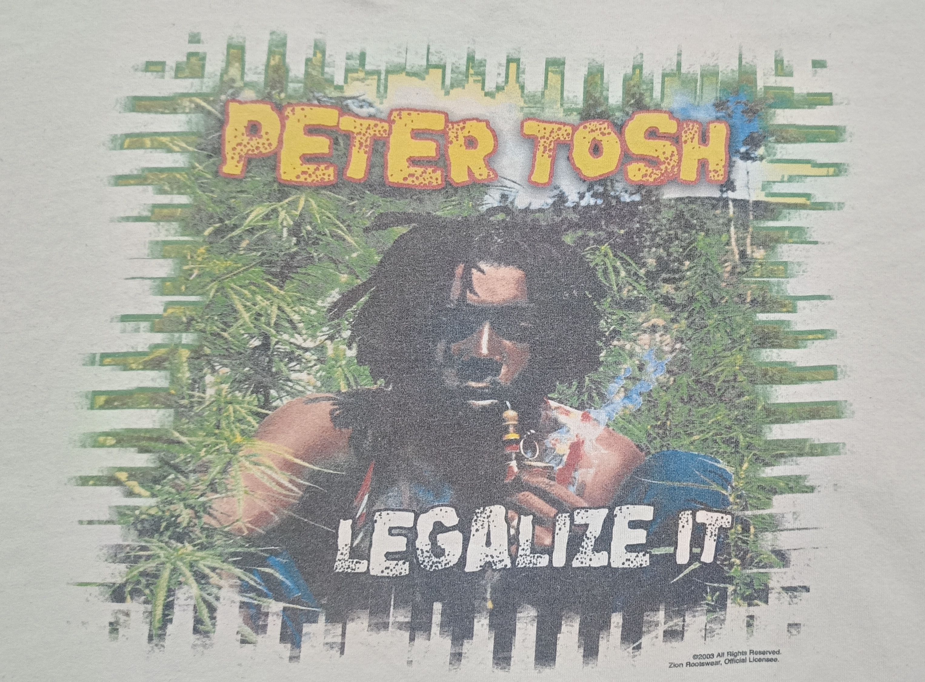 Band Tees 🔥🔥Rare Vintage Peter Tosh Legalize It L/S Tee Size US XL / EU 56 / 4 - 4 Thumbnail