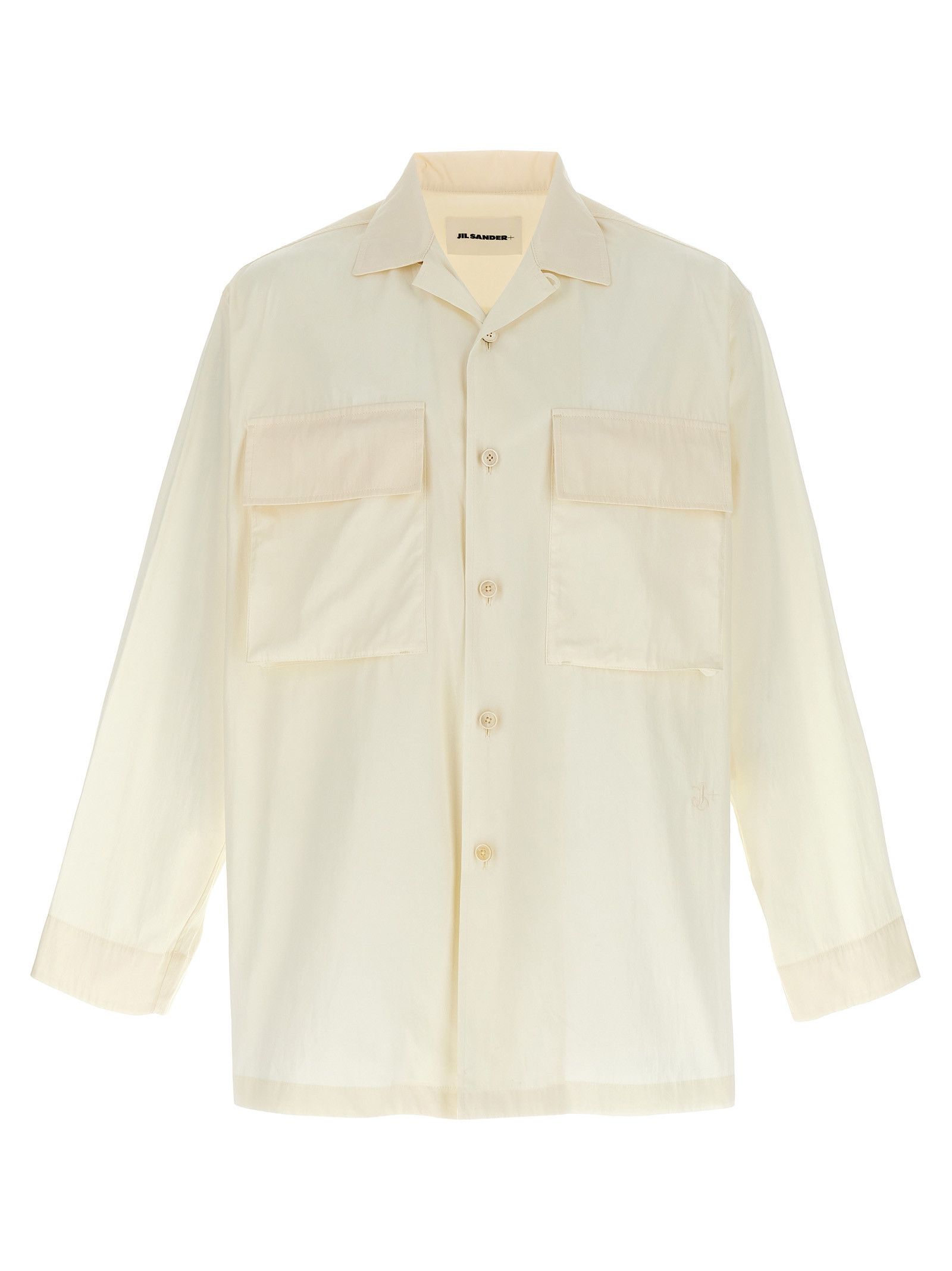 Jil Sander Logo Embroidery Shirt Size US S / EU 44-46 / 1 - 1 Thumbnail