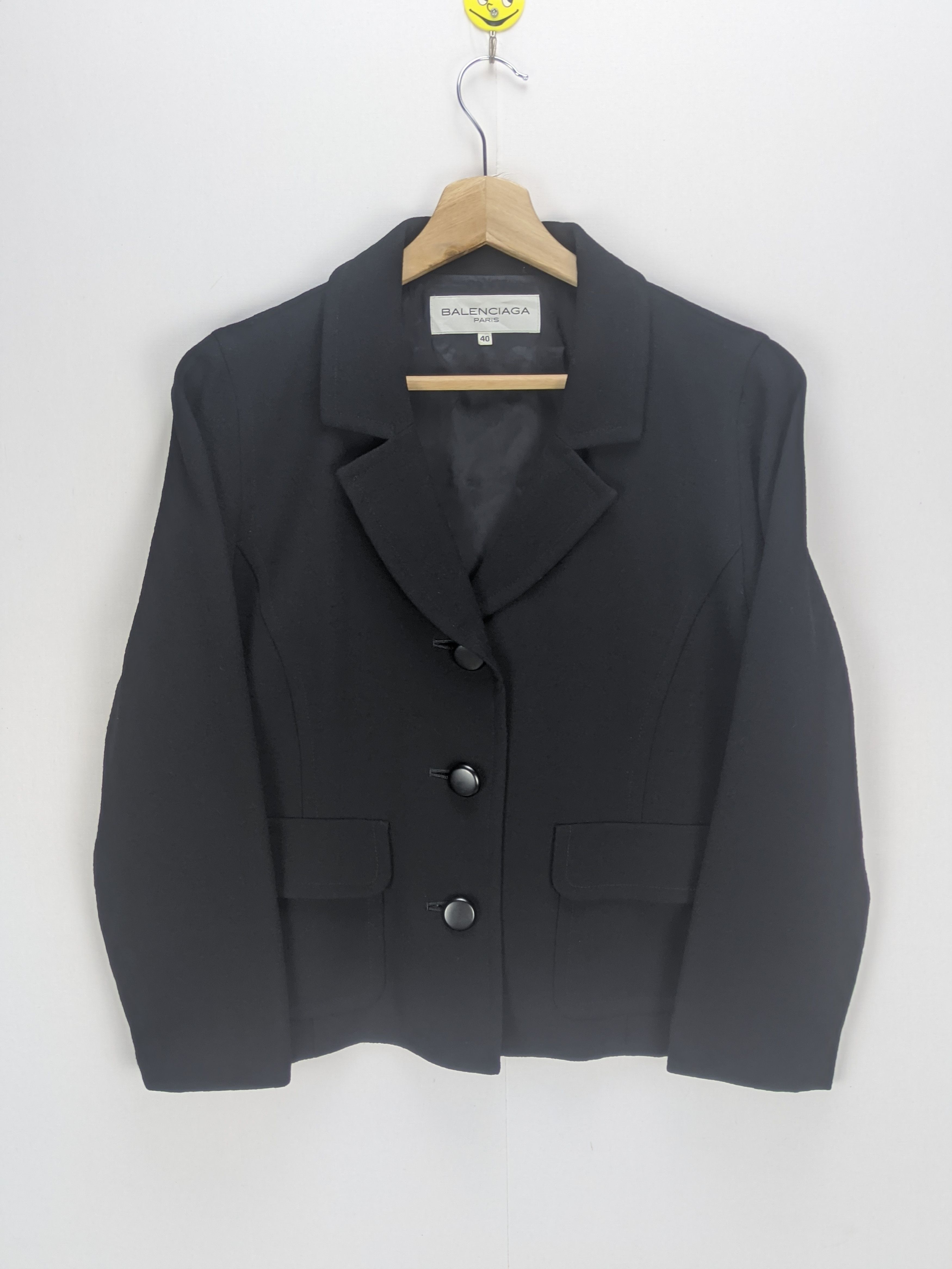 Balenciaga Steals🔥Balenciaga Paris Vintage Cropped Coat Jacket by Size M / US 6-8 / IT 42-44 - 9 Thumbnail