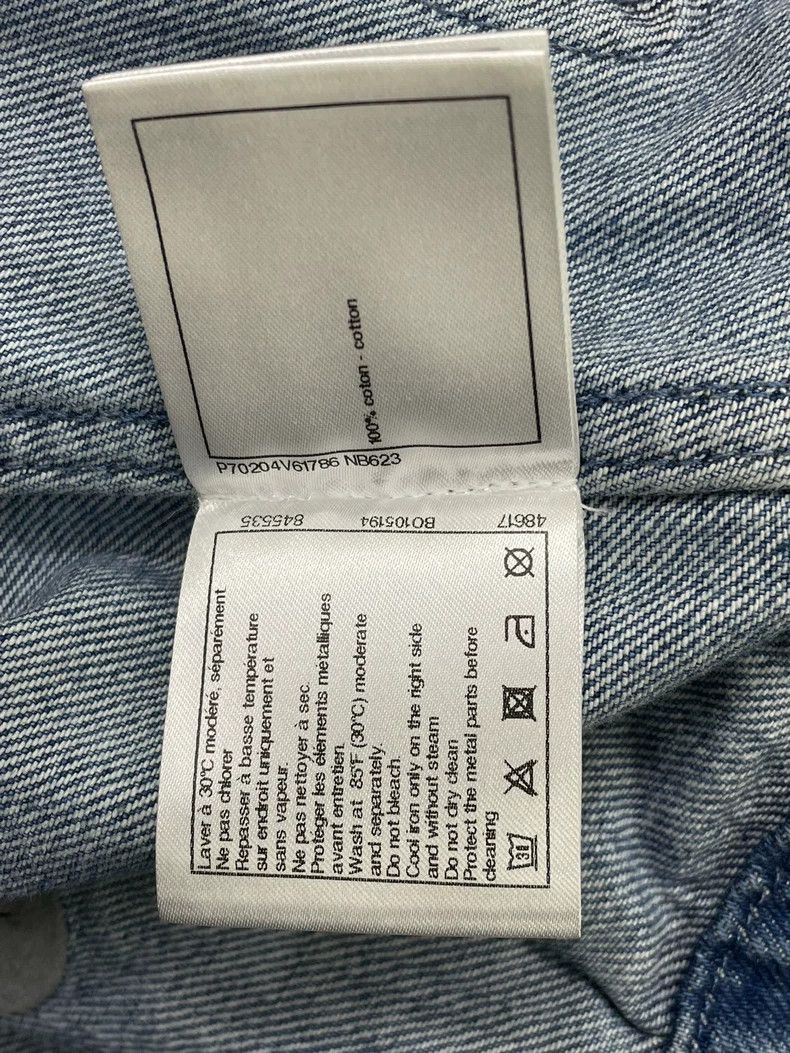 chanel Blue camelia denim jacket