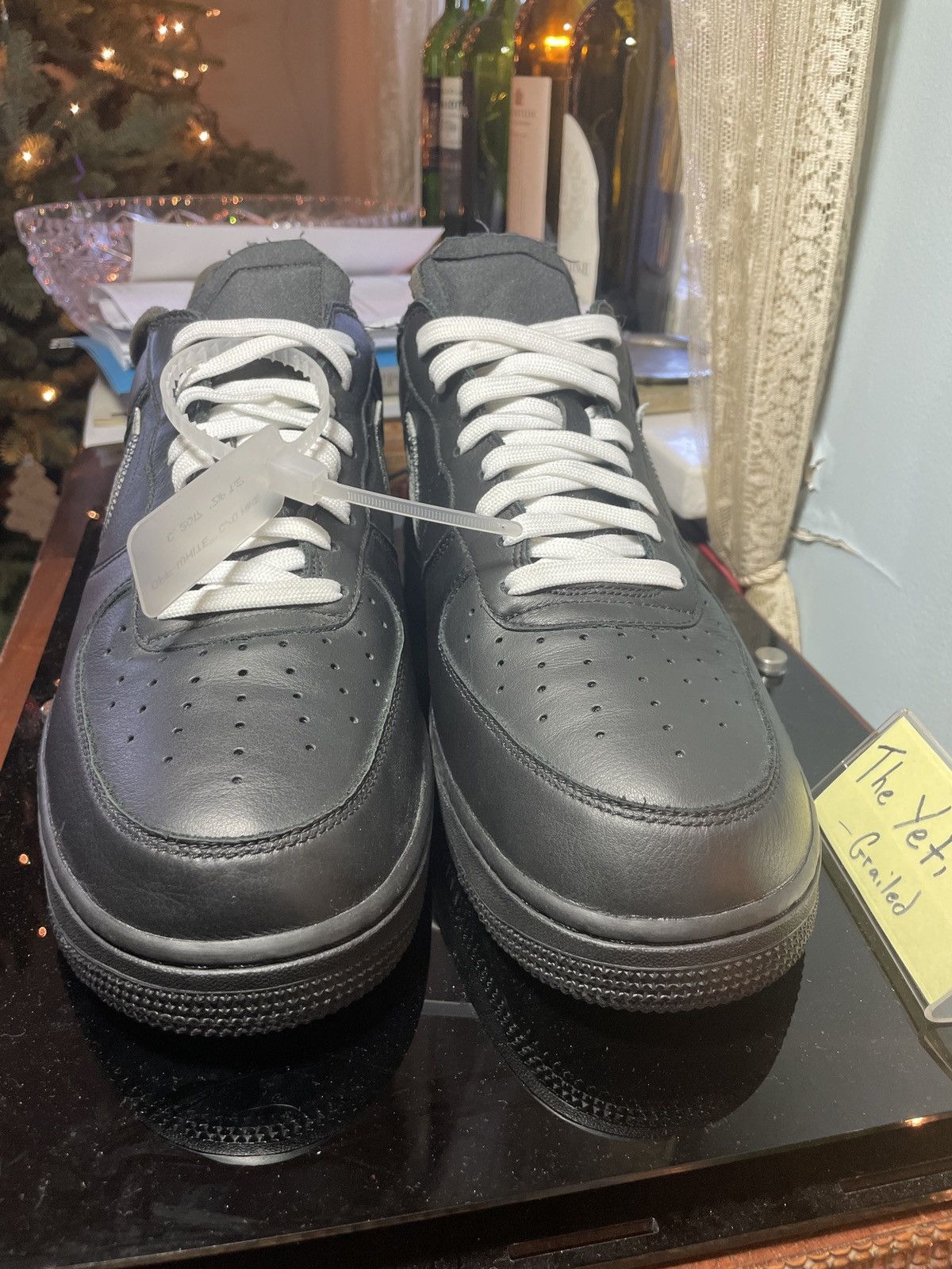 Jordan Brand Nike Air Force Off-White MoMA Size US 11.5 / EU 44-45 - 8 Thumbnail