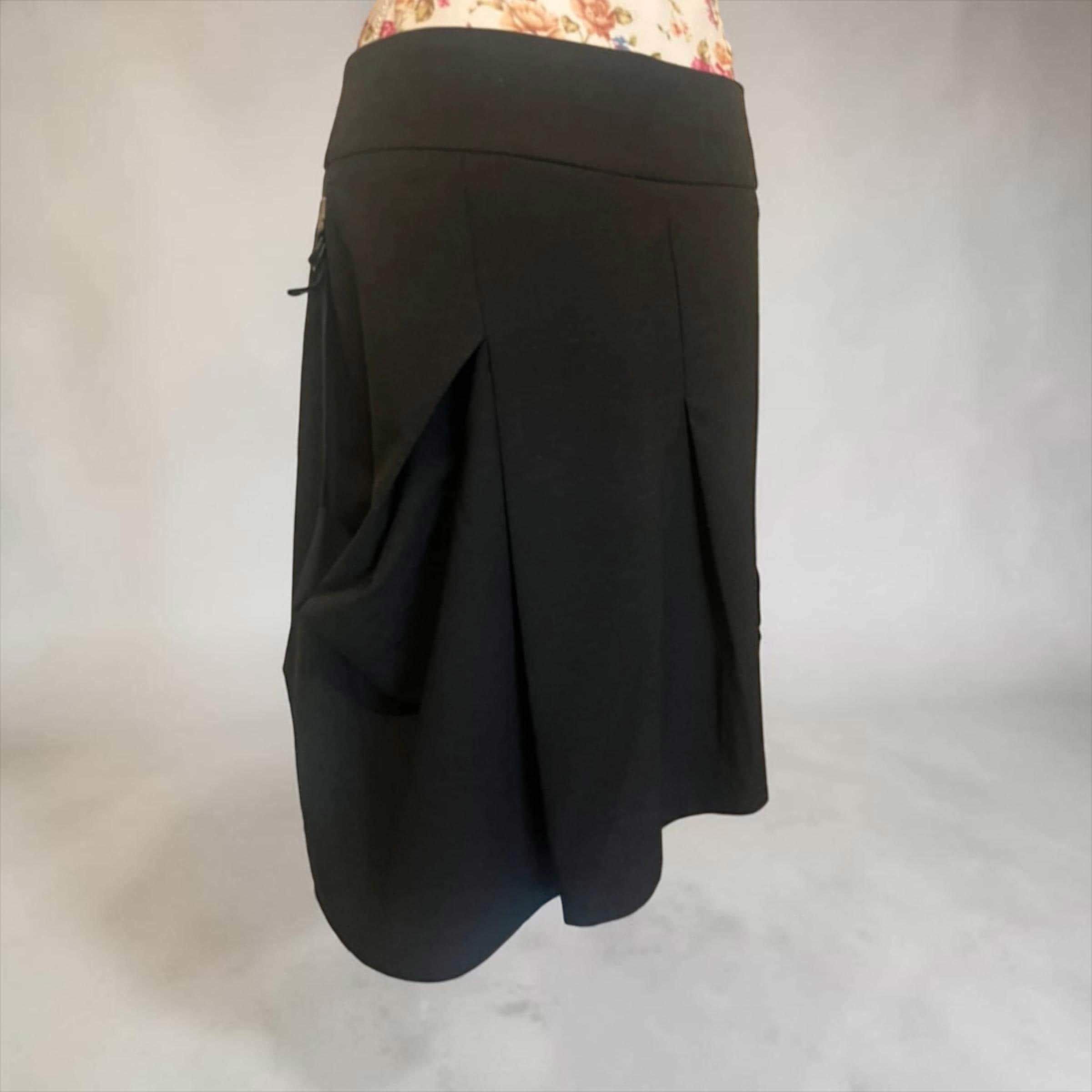 Cop Copine The Cop Copine Half Pleated Draped Archive Skirt Size 28" / US 6 / IT 42 - 6 Thumbnail