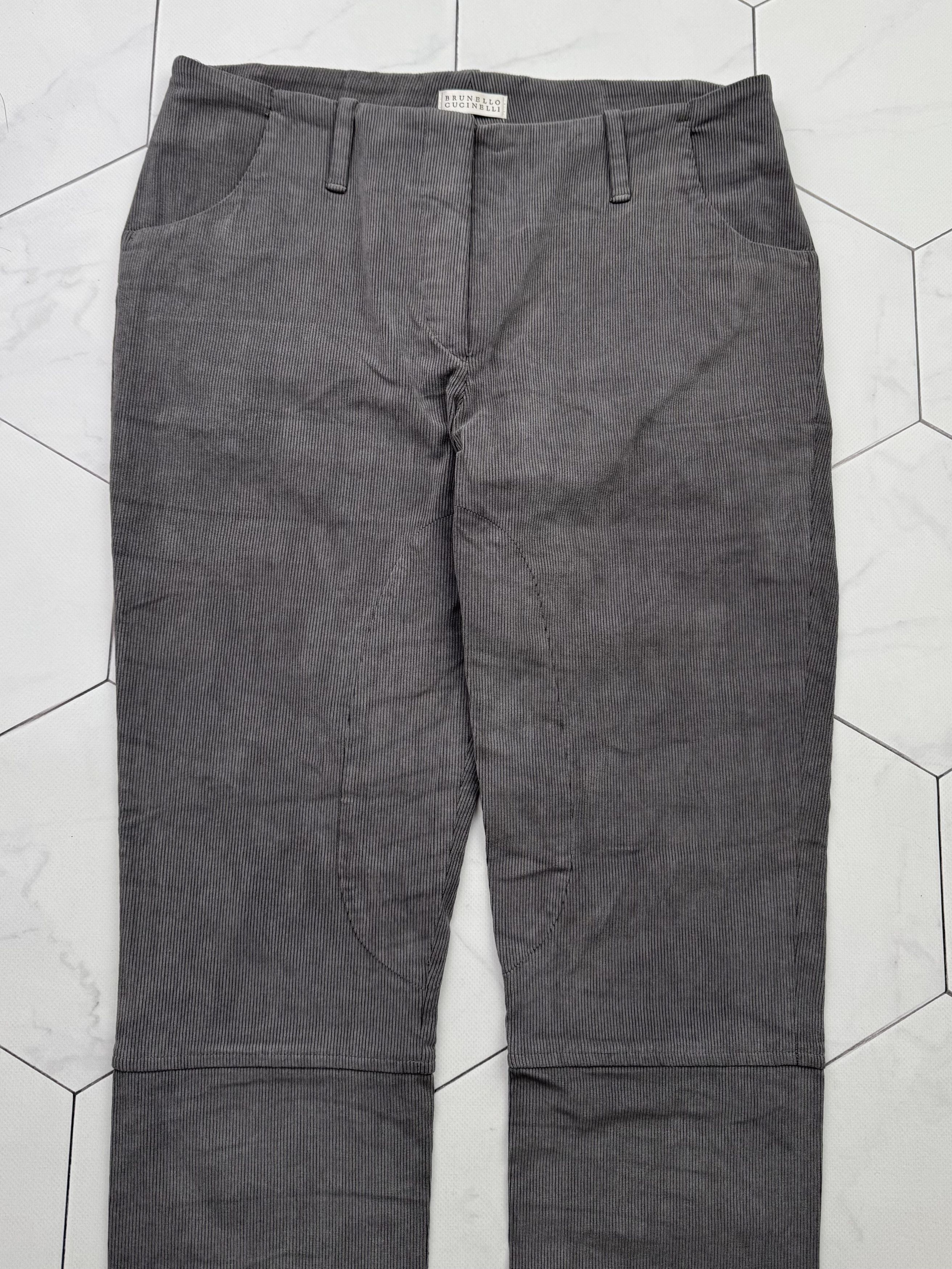 Brunello Cucinelli Brunello Cucinelli Vintage Corduroy Pants (B363) Size 28" / US 6 / IT 42 - 2 Thumbnail