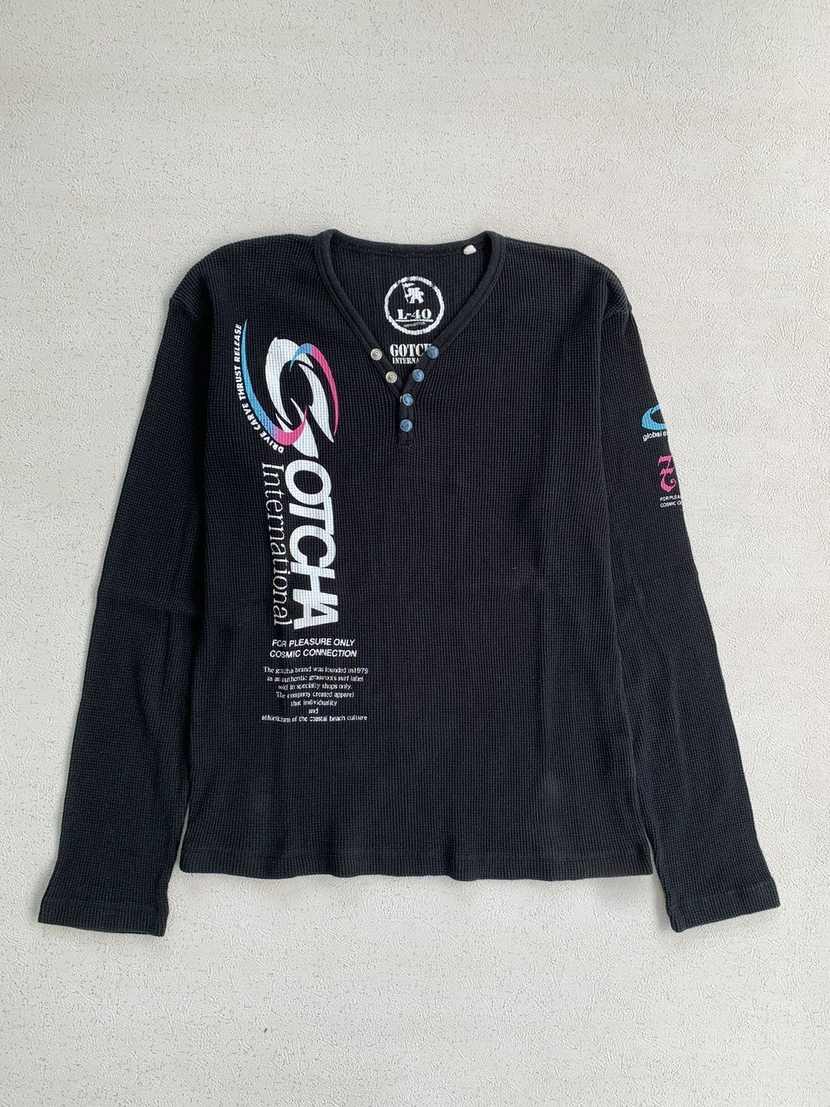 Gotcha Y2K Poem Gotcha Surf Longsleeve textured ifsixwasnine style Size US M / EU 48-50 / 2 - 1 Thumbnail