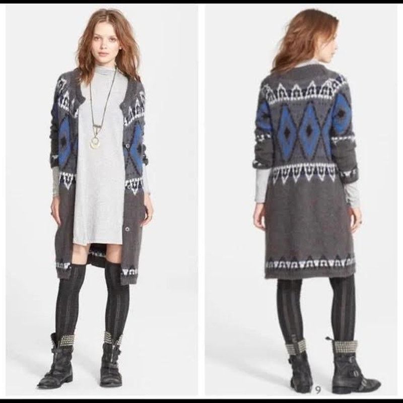 Free People Free People | Frosted Fair Isle Cardigan Sweater | Small Size S / US 4 / IT 40 - 9 Thumbnail