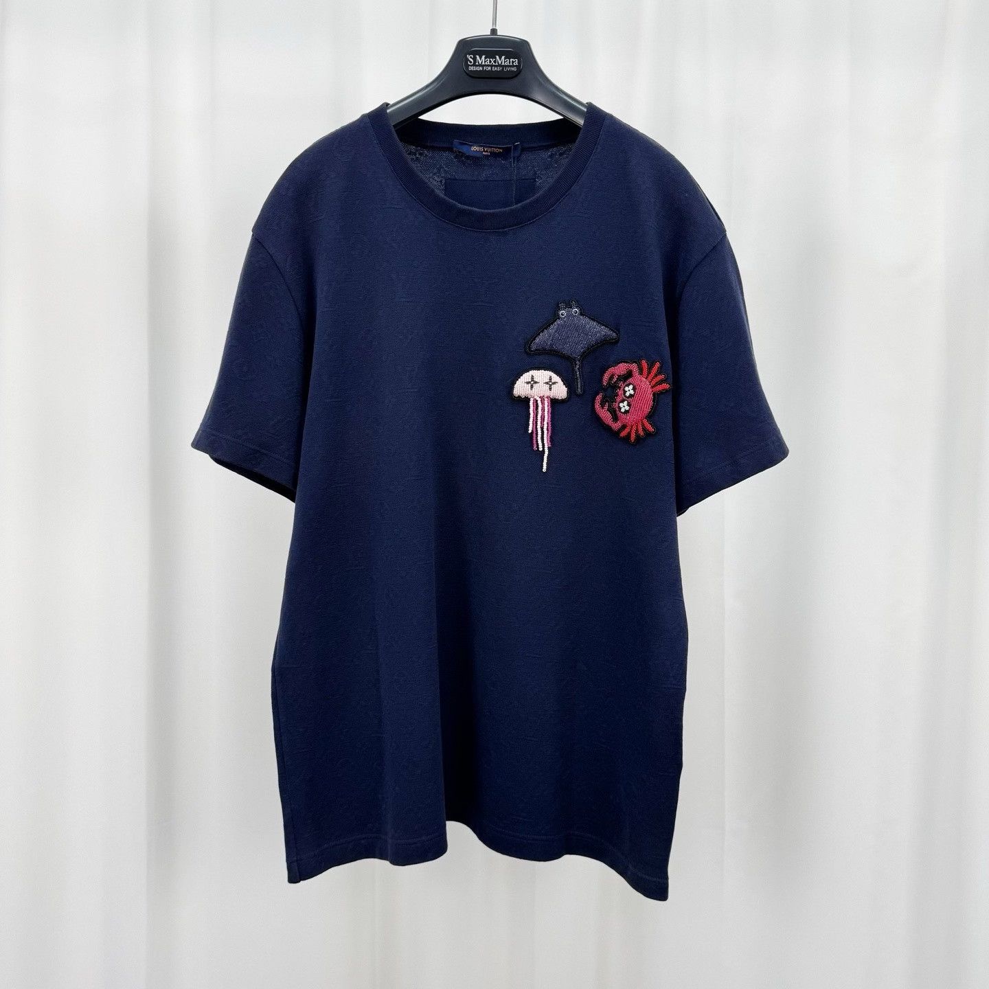 Louis Vuitton Louis Vuitton Blue Monogram Short-Sleeve Size US M / EU 48-50 / 2 - 1 Thumbnail