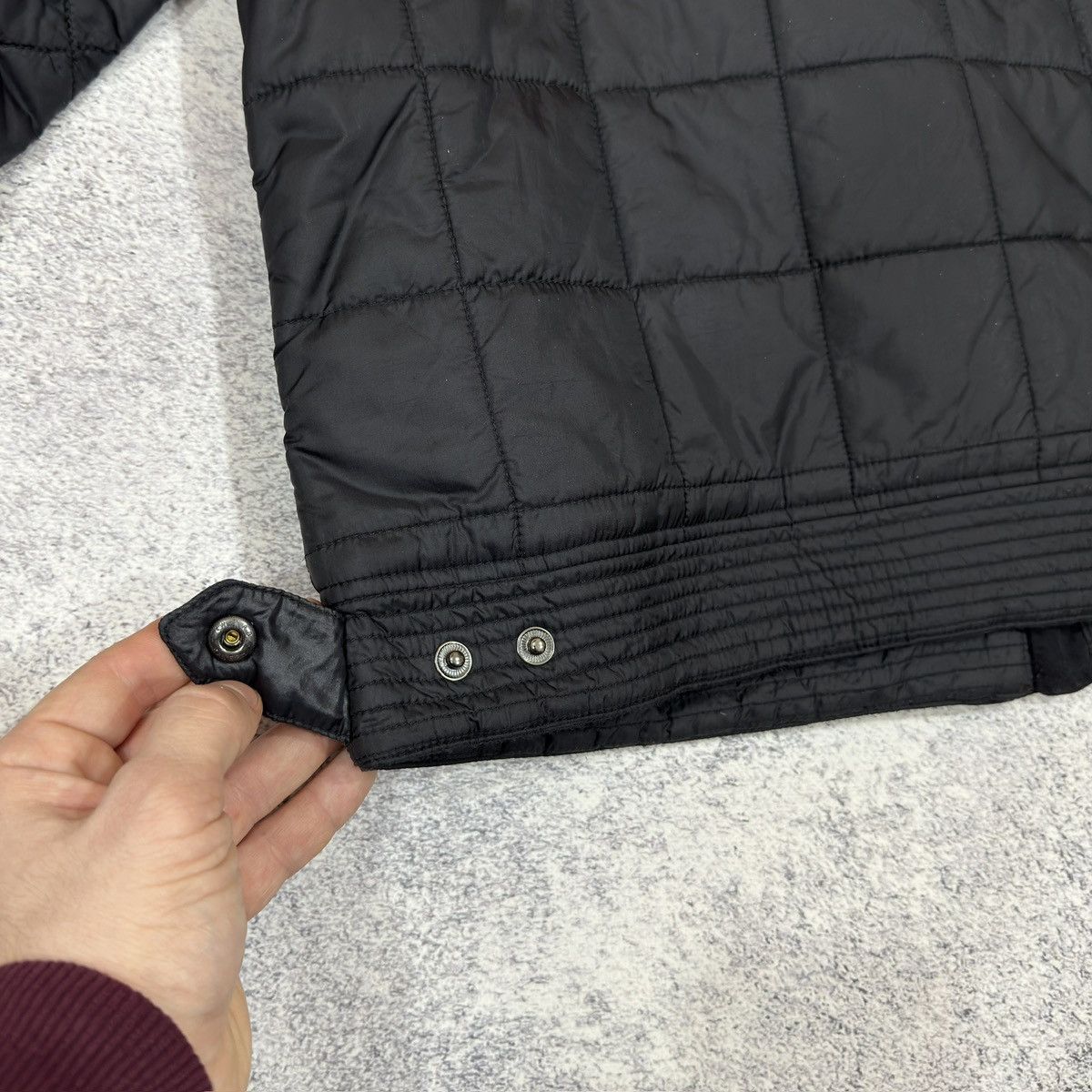 Barbour × Designer Barbour International Mens Black Quilted Jacket L size Size US L / EU 52-54 / 3 - 15 Thumbnail