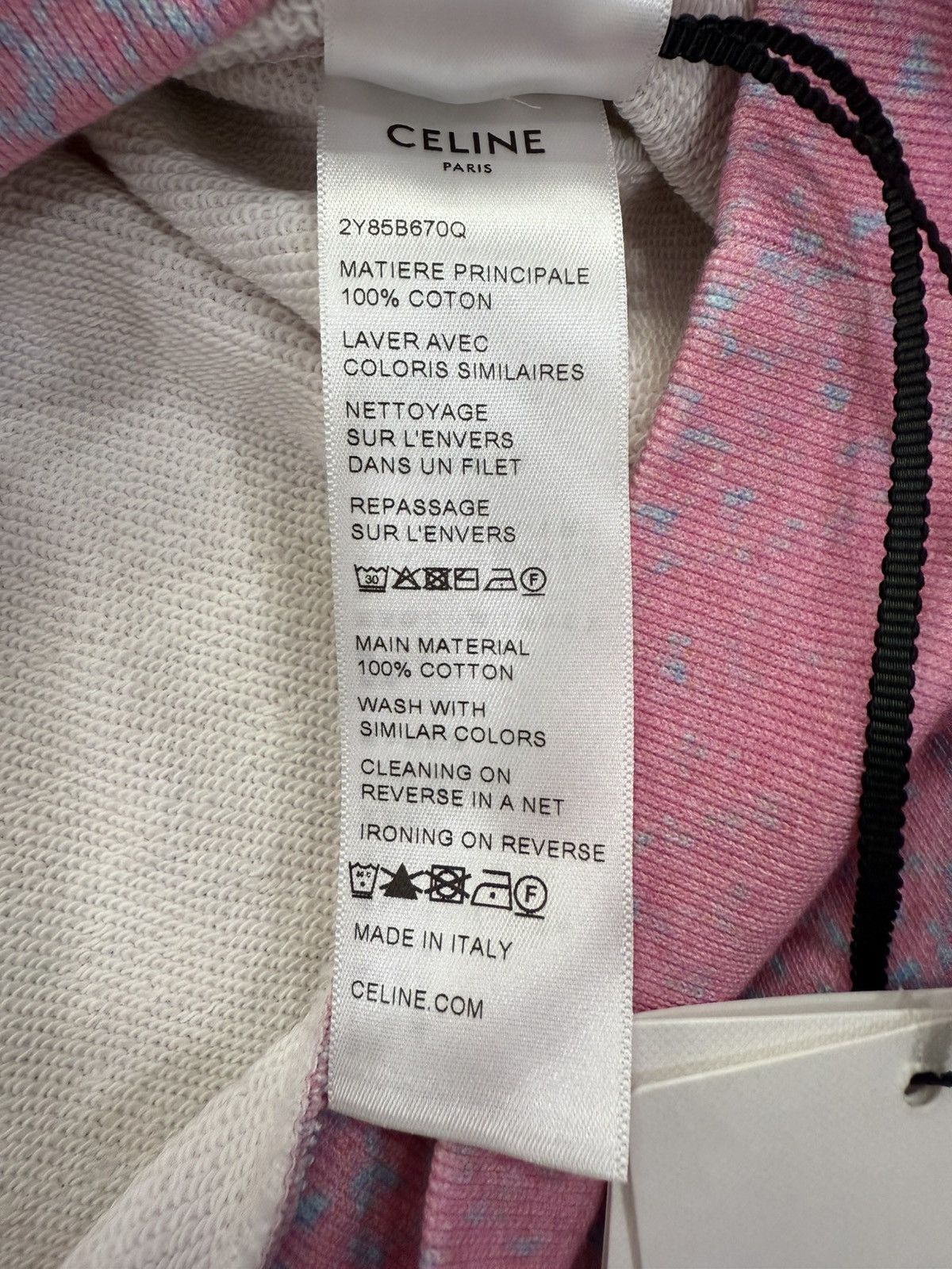 Celine Celine Loose Ave 57 Sky Hoodie Size US M / EU 48-50 / 2 - 9 Thumbnail