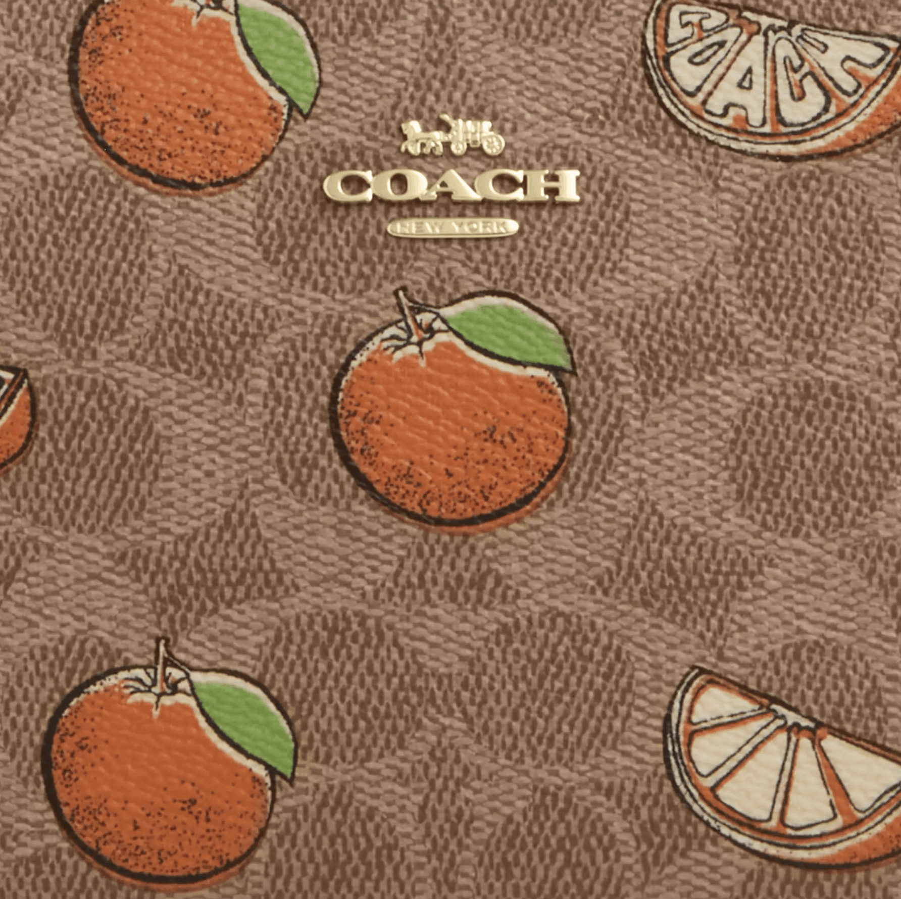 Coach Nolita 19 In Signature Canvas With Orange Print CAL27 Size ONE SIZE - 11 Thumbnail