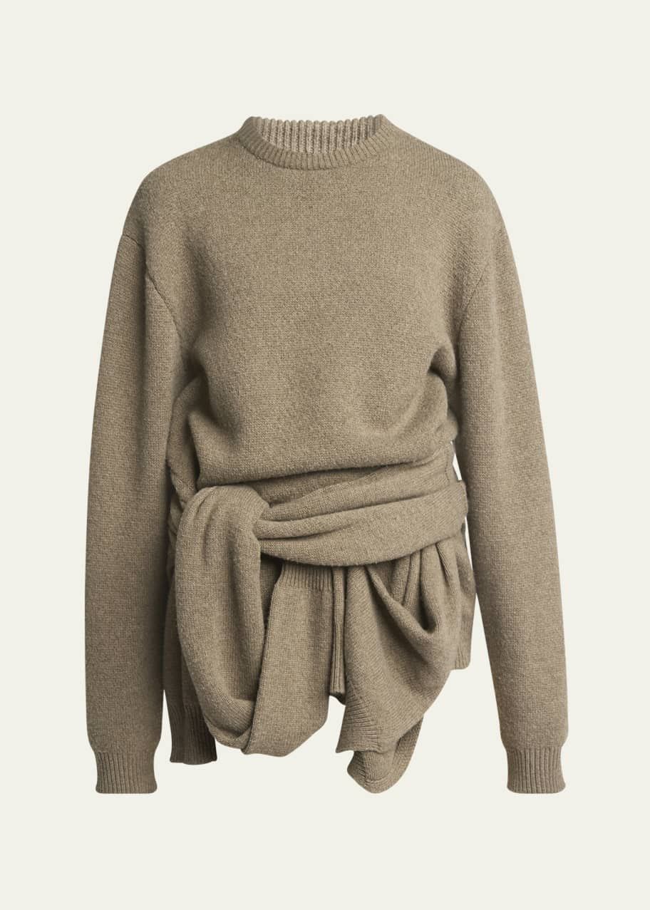 JW Anderson Fall/Winter 24 Sleeve-Tie Jumper Size M / US 6-8 / IT 42-44 - 2 Thumbnail