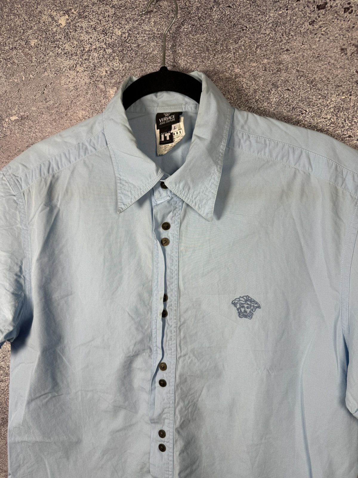 Versace Jeans Couture Vintage Versace Jeans Couture Mettal Logo Krall y2k Size US L / EU 52-54 / 3 - 3 Thumbnail