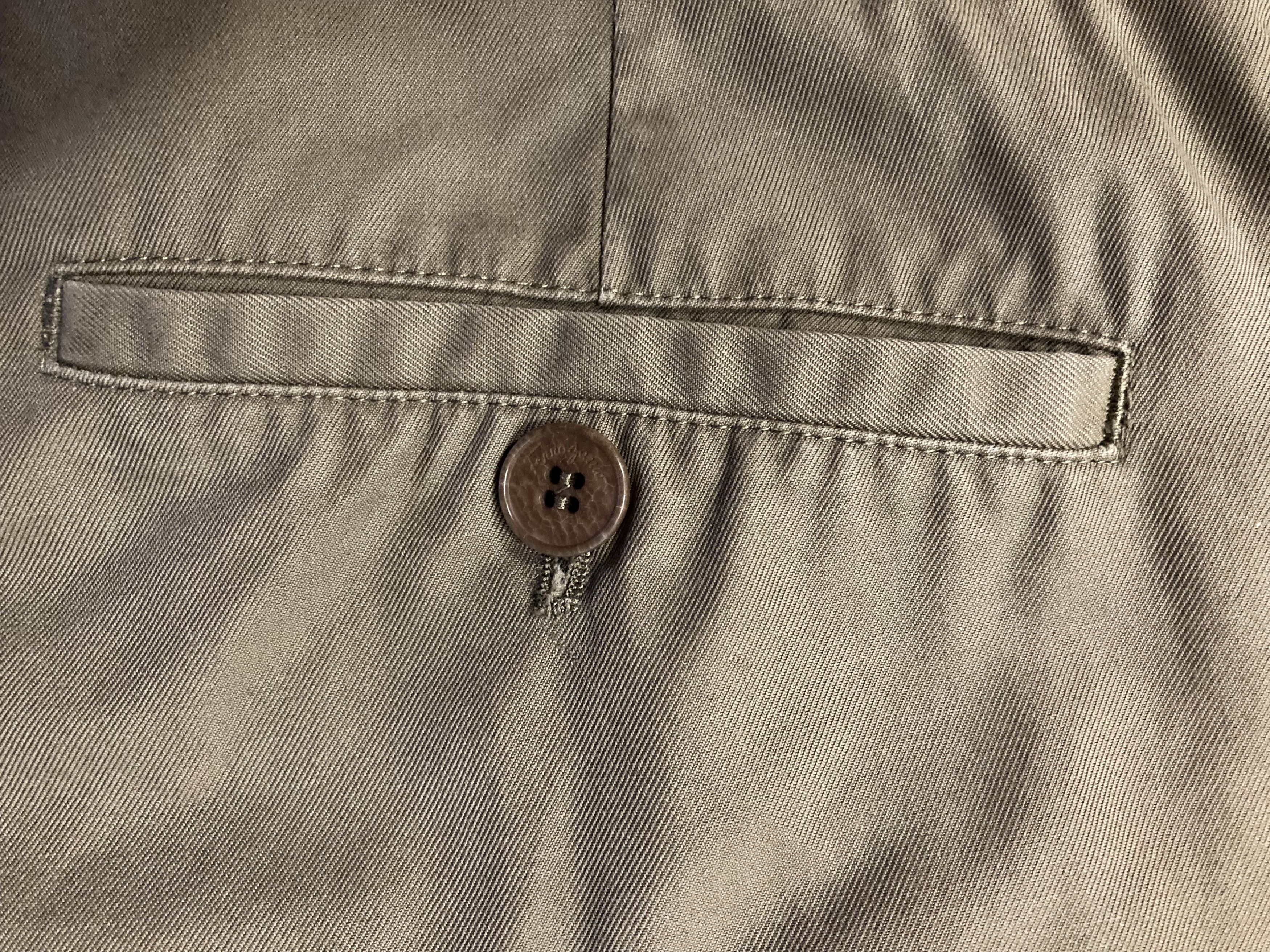 Salvatore Ferragamo Vtg.Salvatore Ferragamo Cotton Tapered Fit Chinos Pants Size US 34 / EU 50 - 9 Thumbnail