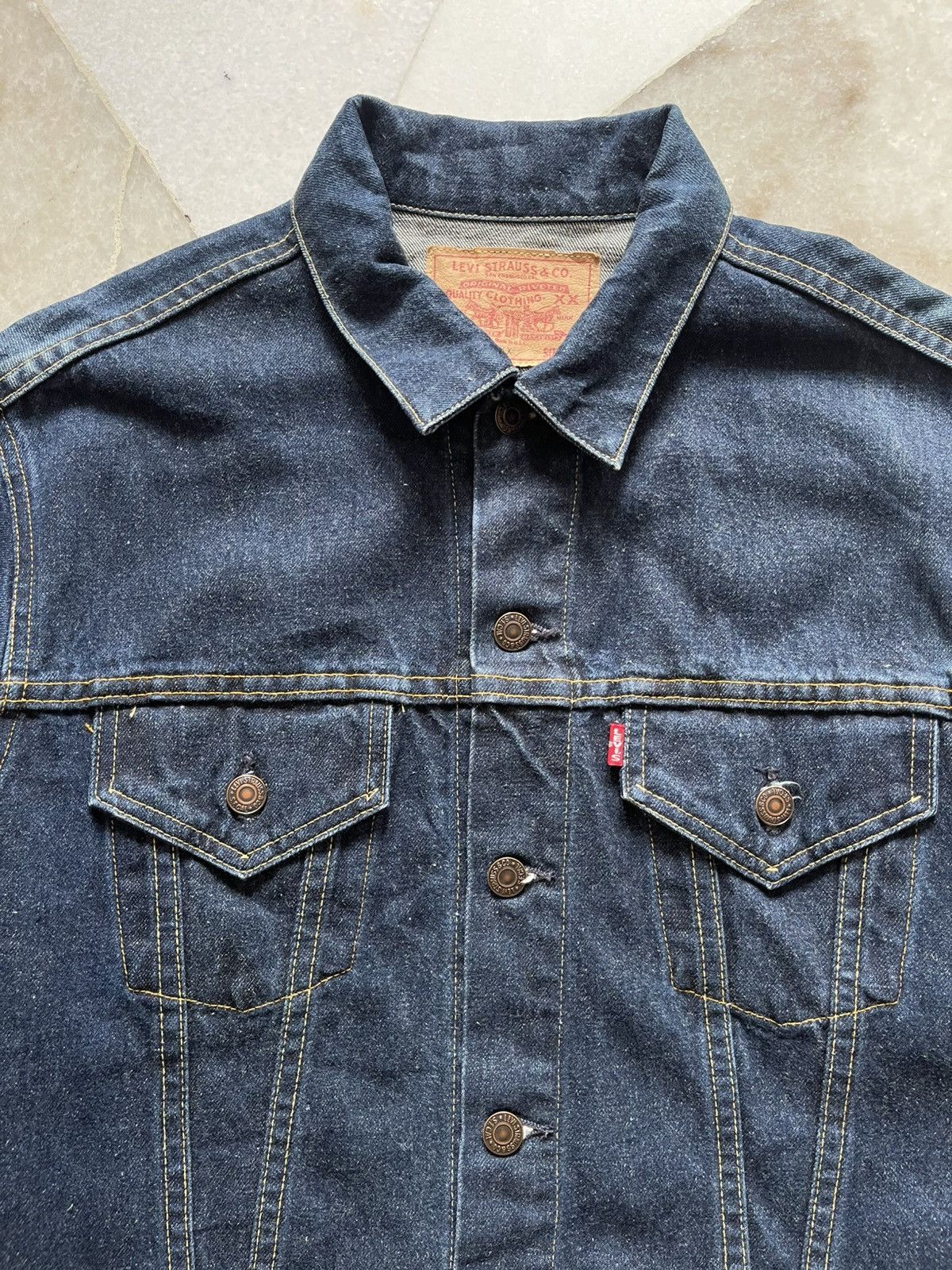 Levi's Vintage Clothing Levis 557 XX Big E Button 555 Tracker Jacket Size US L / EU 52-54 / 3 - 6 Thumbnail