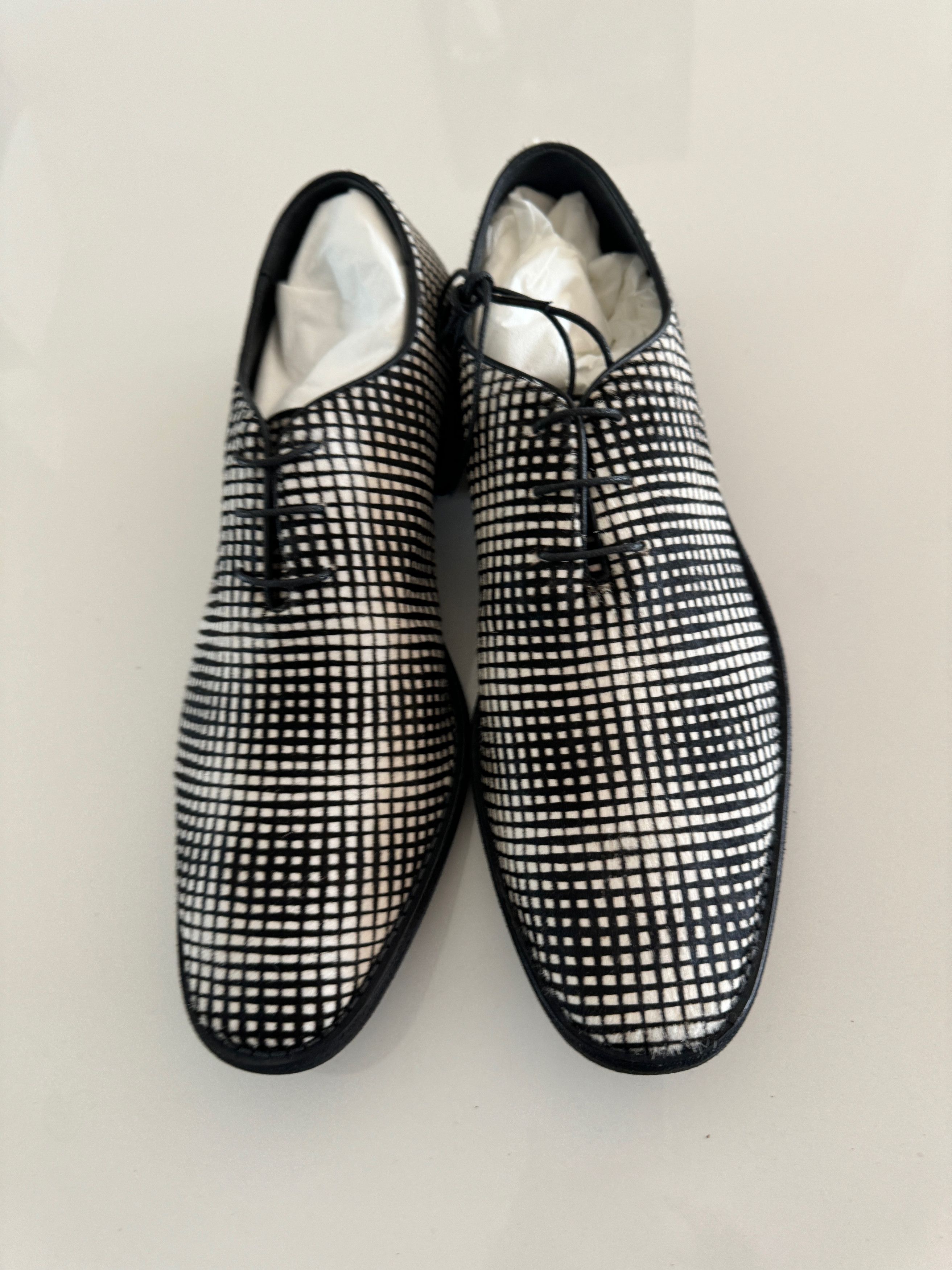 image of Haider Ackermann Gray/white Laces Shoes in Grey, Men's (Size 9)