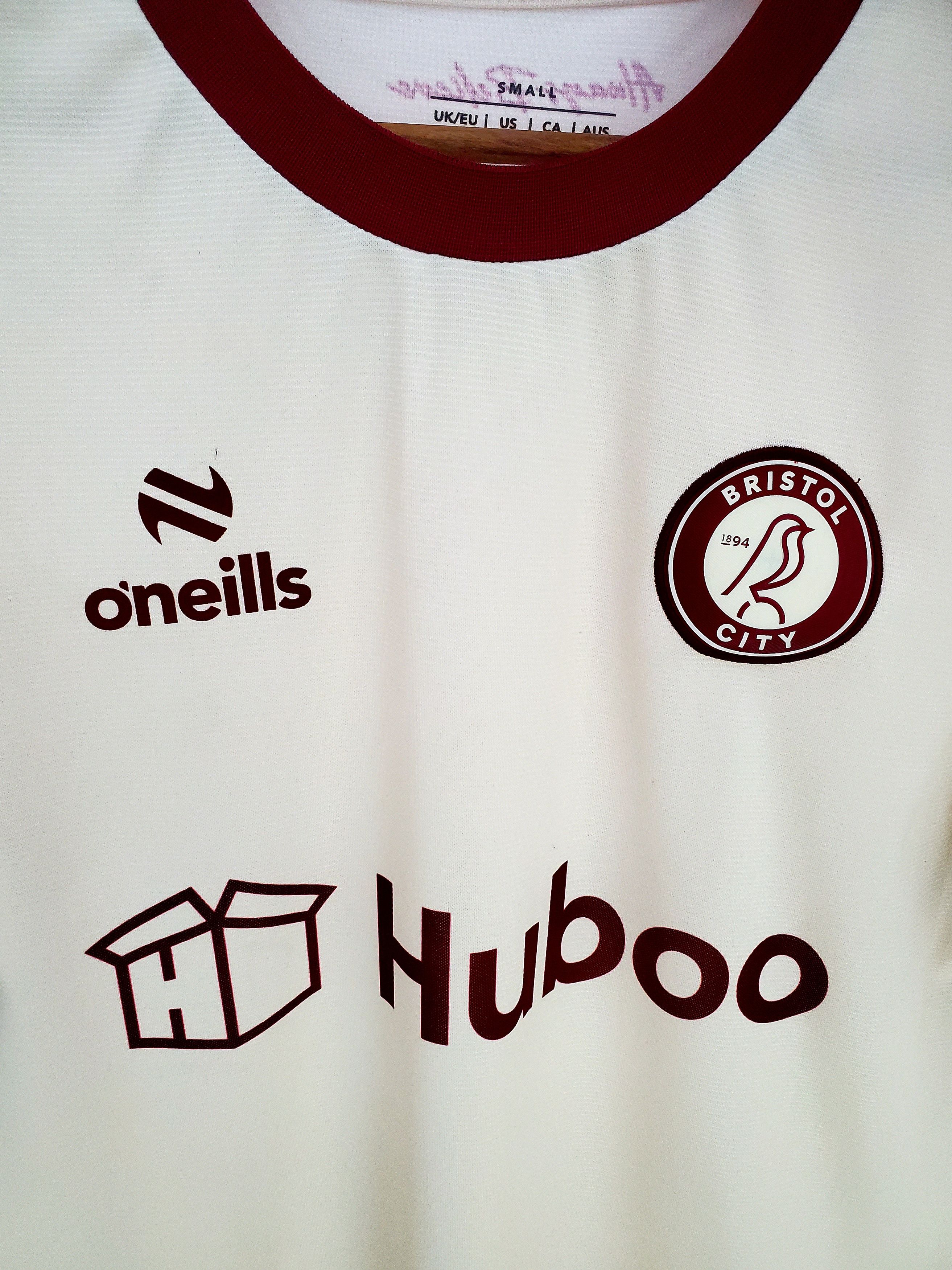O'Neills Bristol City 2024-25 Away soccer jersey new condition S,M Size US S / EU 44-46 / 1 - 2 Thumbnail