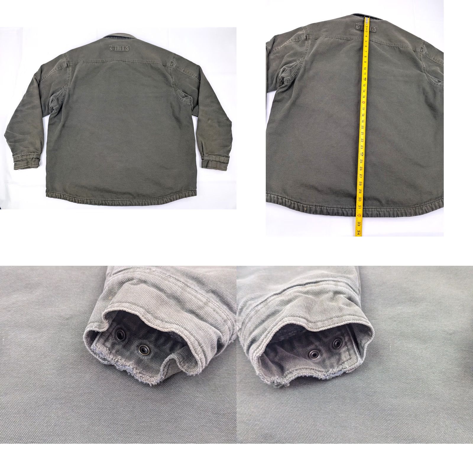 Olive Duluth Jacket Men 2XL Olive Green Fleece Lined Barn Chore Coat Size US XXL / EU 58 / 5 - 8 Thumbnail