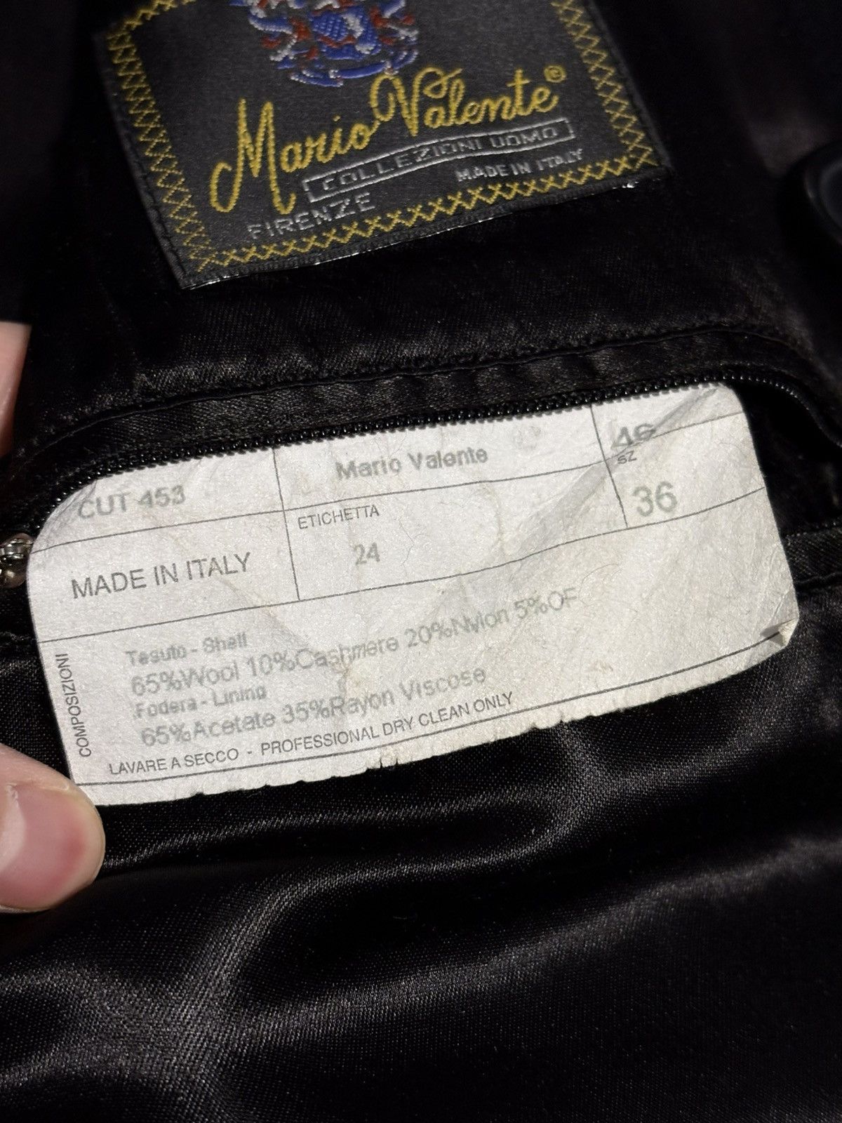 Loro Piana 1980s Mario Valente Cashmere Wool Overcoat Double Breasted Size US L / EU 52-54 / 3 - 12 Thumbnail