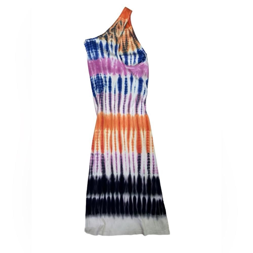 Designer Young Fabulous & Broke l NWT Tie Dyed One Shoulder Dress M Size M / US 6-8 / IT 42-44 - 2 Thumbnail