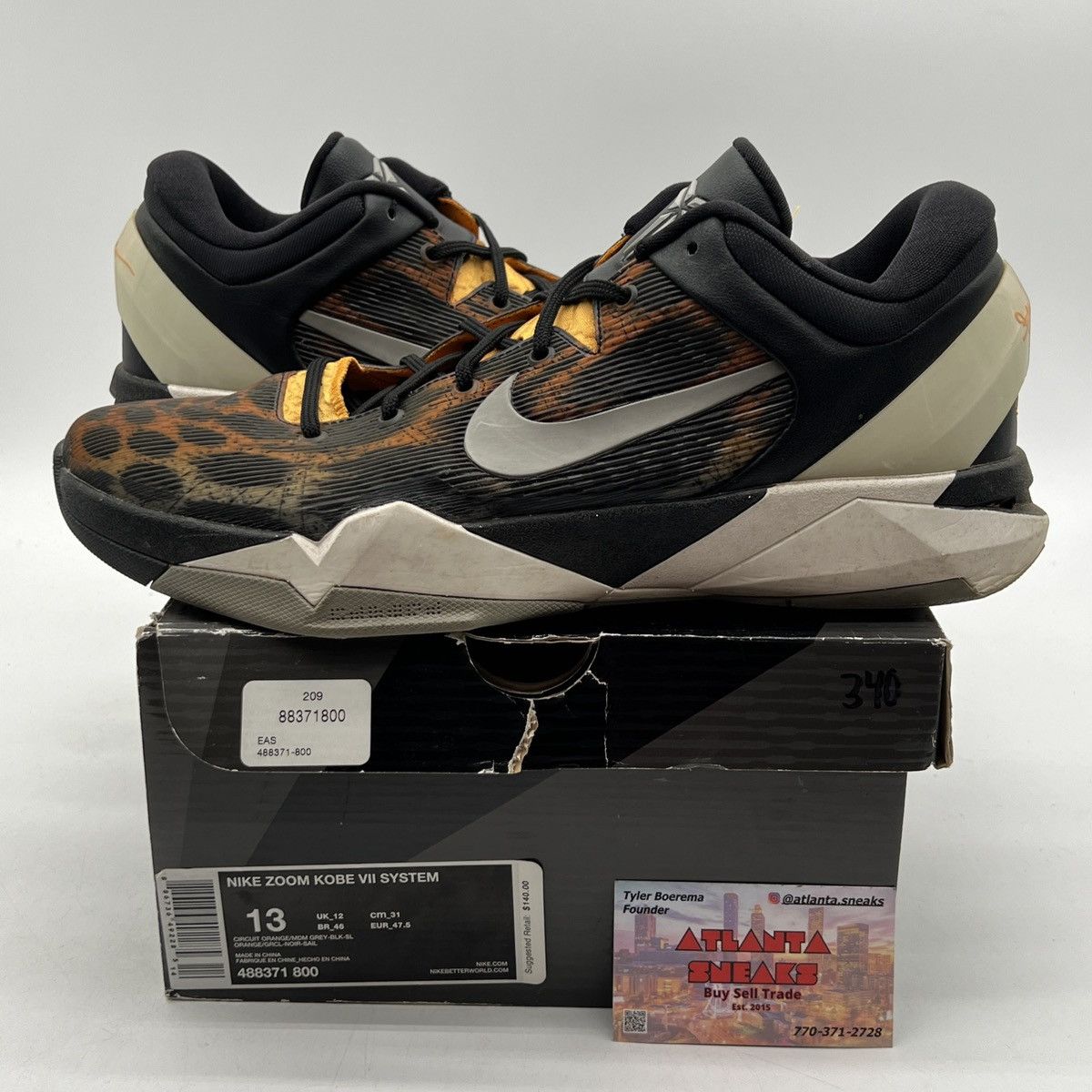 Nike Zoom Kobe 7 cheetah Size US 13 / EU 46 - 1 Thumbnail