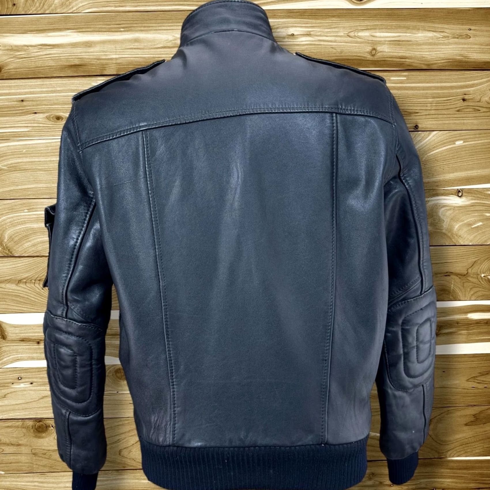 Harley Davidson Harley-Davidson Vintage Leather Jacket Biker Black Men's 38 Size US XXS / EU 40 - 3 Thumbnail