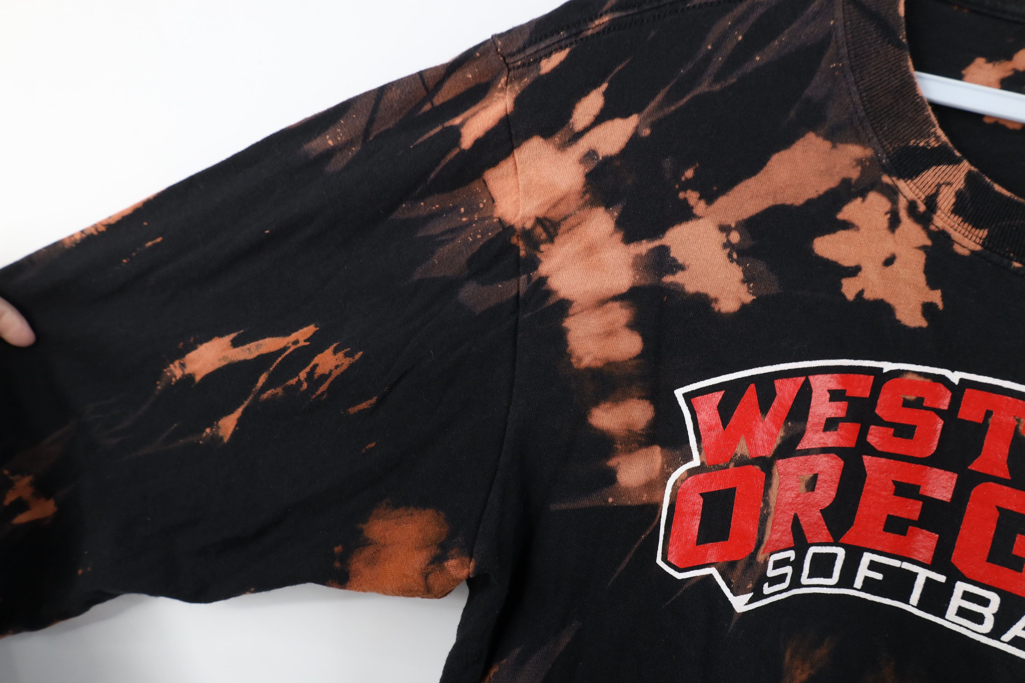 Adidas Vintage Adidas Western Oregon University Softball T-Shirt Size L / US 10 / IT 46 - 5 Thumbnail
