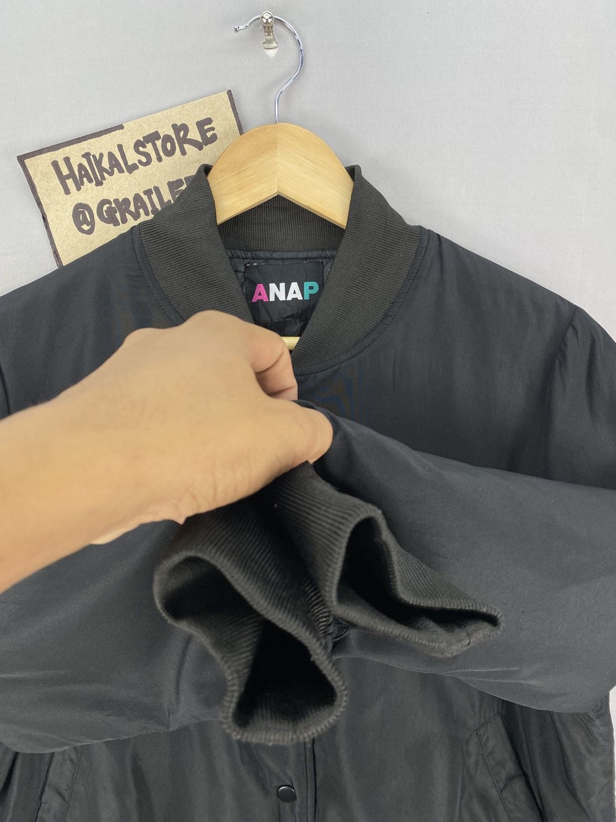 Japanese Brand Vintage Y2k Anap Big Logo Bomber Jacket Size US M / EU 48-50 / 2 - 8 Thumbnail