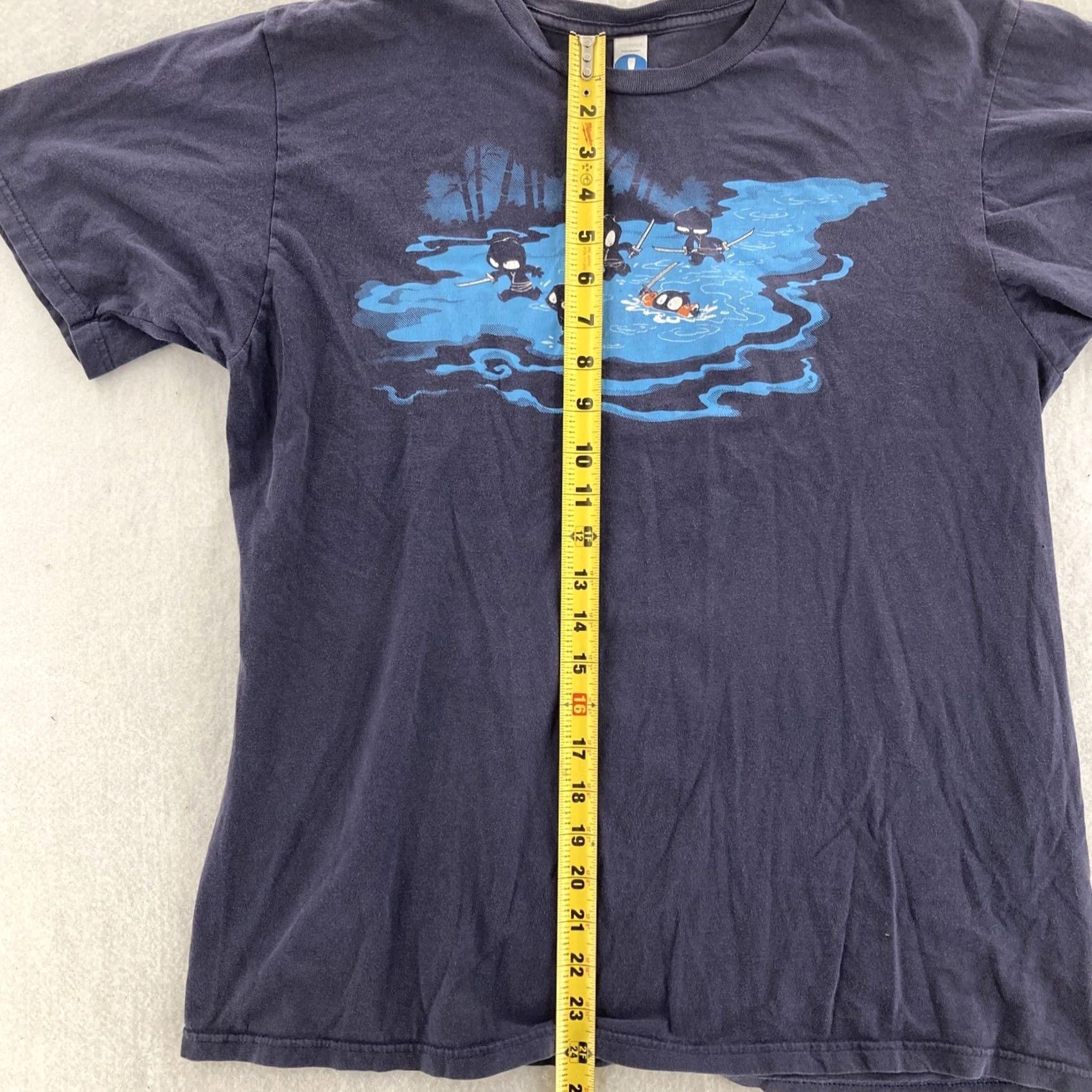 Vintage ShirtWoot! T Shirt Mens Large Blue Short Sleeve Ninja Pond ShirtWoot! T Shirt Ninja Pond Blue L Mens Graphic Tee Size US L / EU 52-54 / 3 - 4 Thumbnail