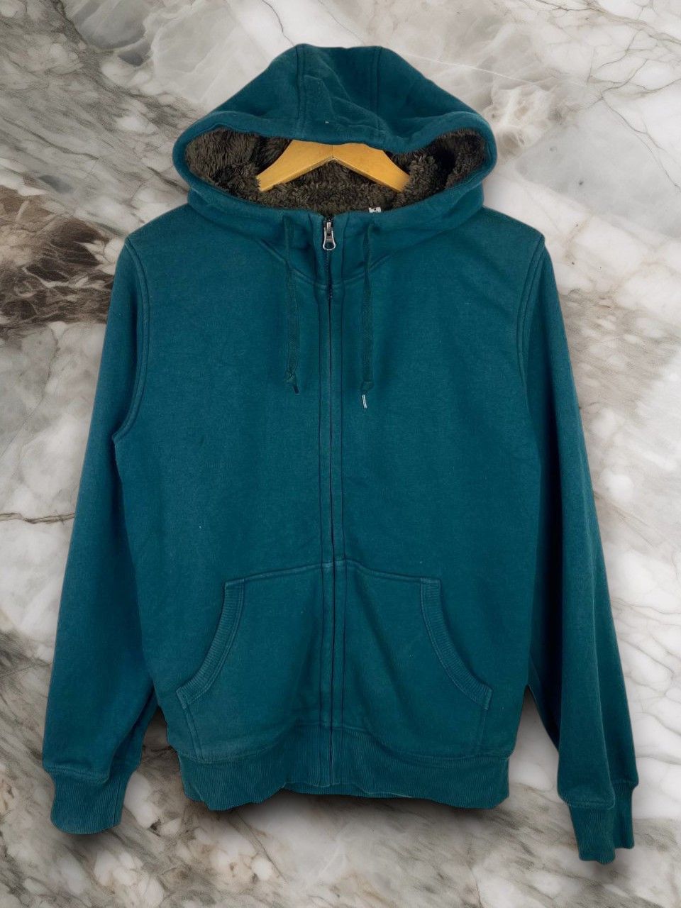 Japanese Brand uniqlo hoody fleece lining nice design Size US M / EU 48-50 / 2 - 1 Thumbnail
