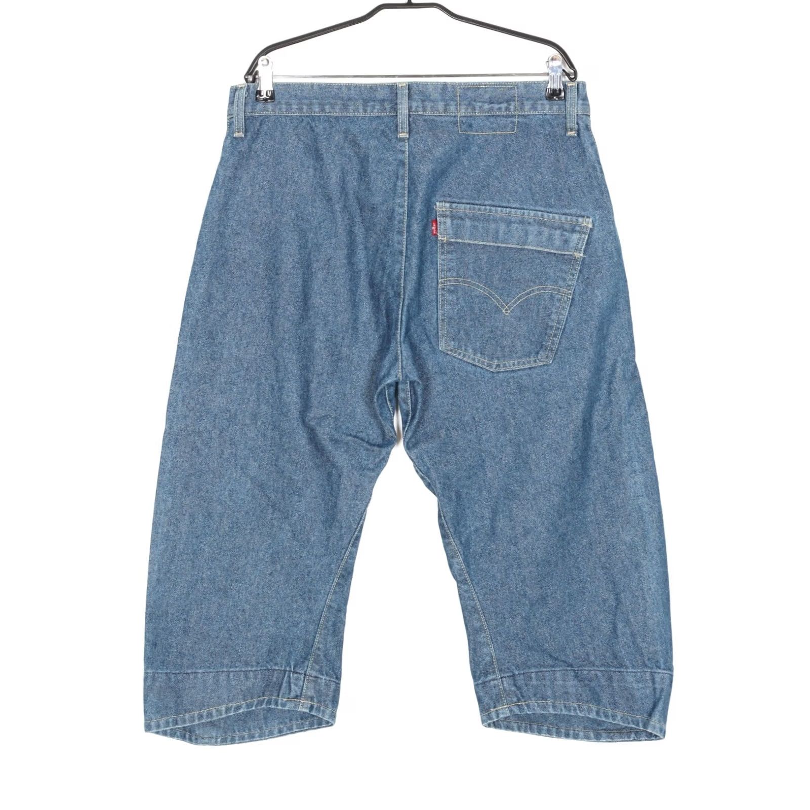 Levi's VINTAGE LEVI’S? ENGINEERED Twisted ½ Jeans Denim Shorts Men Size L DZ5321 Size US 33 - 2 Thumbnail