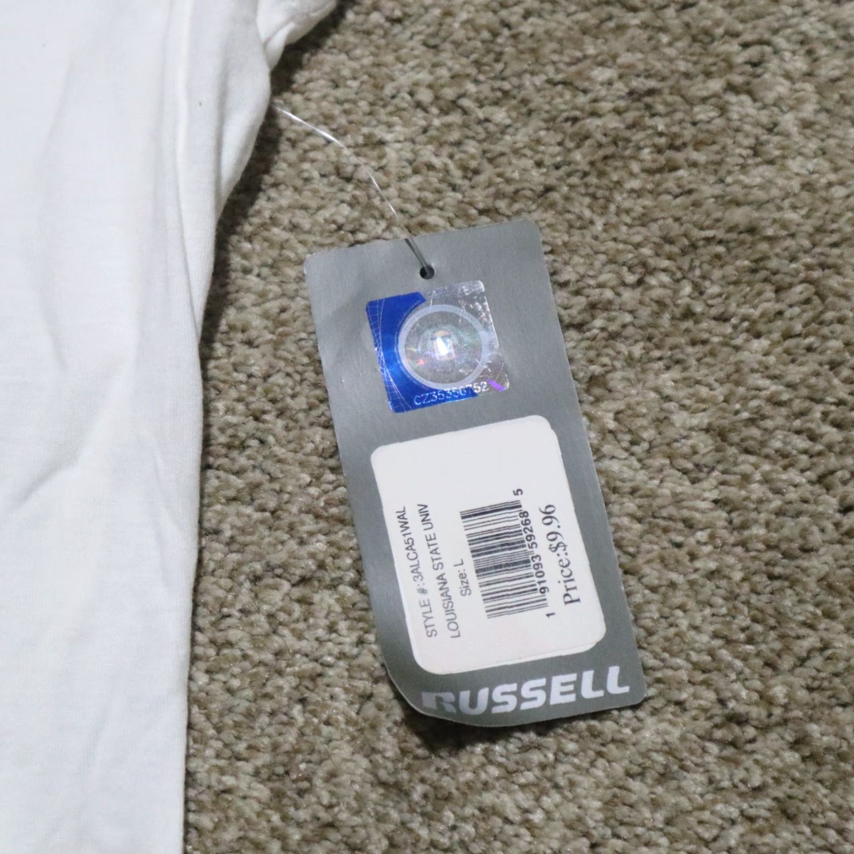 Vintage VINTAGE Russell LSU Shirt Womens L White 90s Football Geaux Tigers LSU University Tee Women L White T-Shirt Mens/Womens Size L / US 10 / IT 46 - 5 Thumbnail