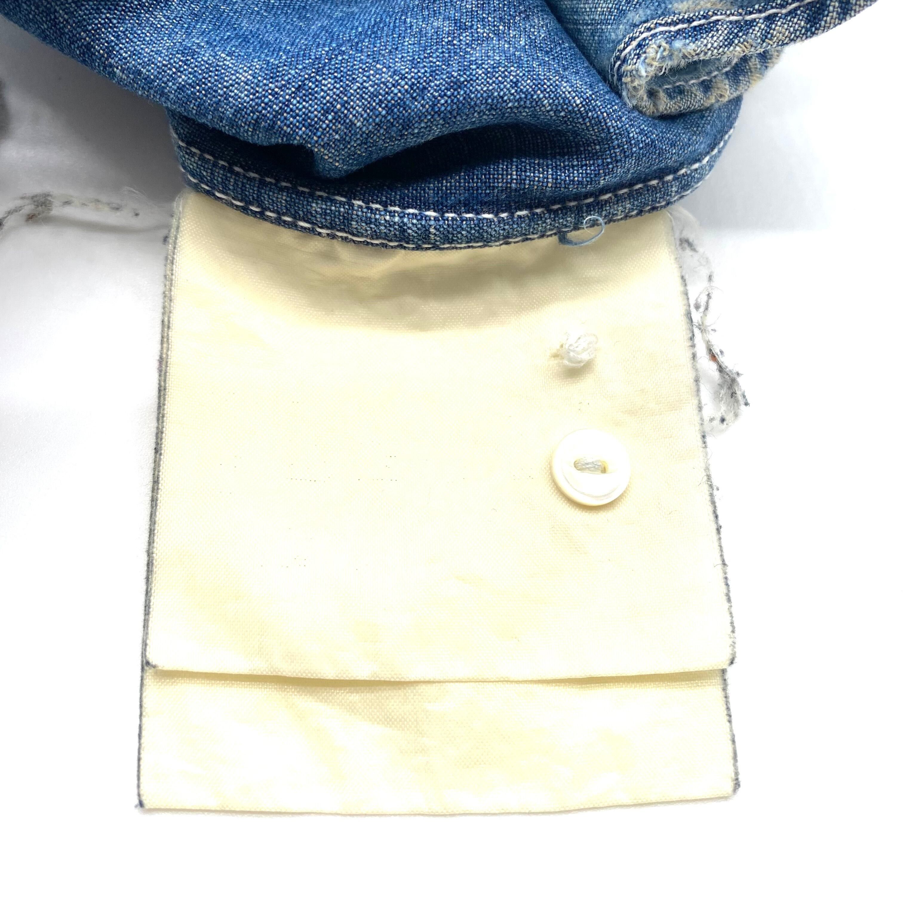 Comme des Garcons Vintage Comme des Garcons Long Sleeve Shirts Denim Size US XS / EU 42 / 0 - 7 Thumbnail