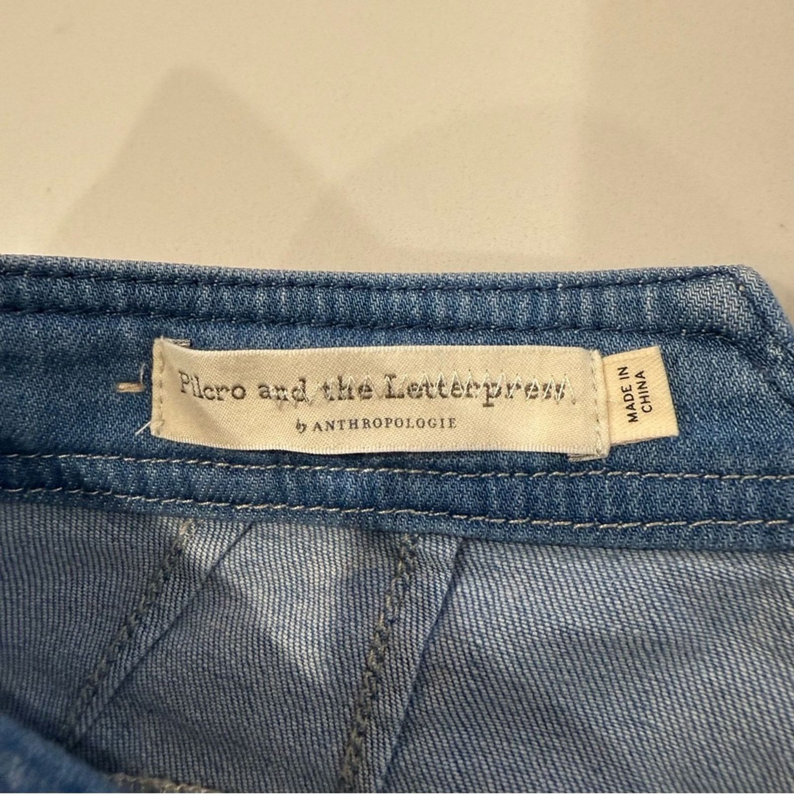 Anthropologie Anthropologie Pilcro High Rise Bootcut Denim Jeans Womens 26 Size 26" / US 2 / IT 38 - 9 Thumbnail