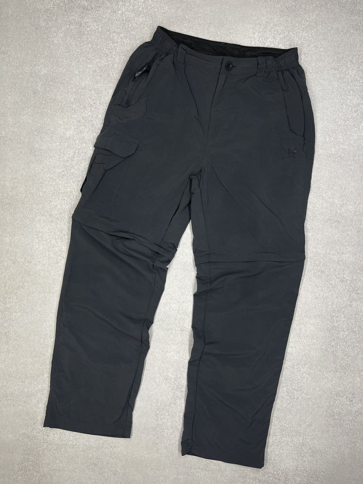Karrimor Mens Karrimor 2in1 Nylon Cargo Pants Grey Multipocket Y2K Size US 32 / EU 48 - 1 Thumbnail