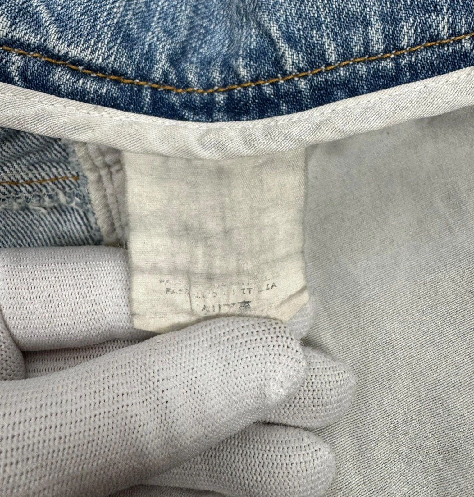 Dolce & Gabbana D&G Vintage Mini Skirt Denim size XS Size 26" / US 2 / IT 38 - 15 Thumbnail