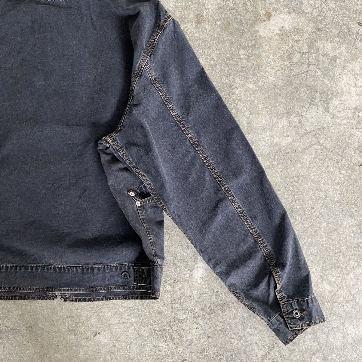 Harley Davidson Vintage 1990’s Harley Davidson Faded Black Boxy Work Jacket Size US M / EU 48-50 / 2 - 16 Thumbnail