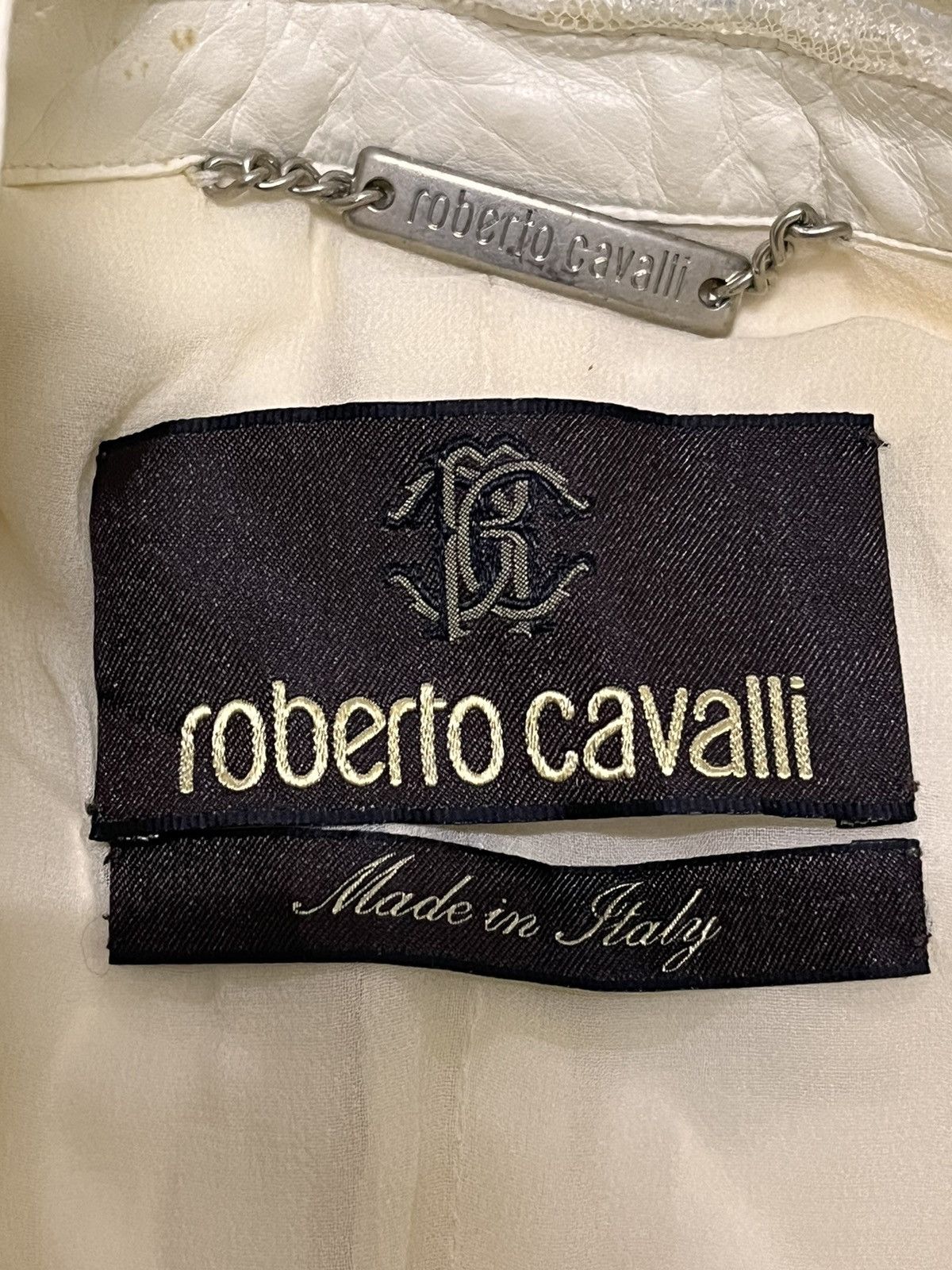 Roberto Cavalli Roberto cavalli leather jacket Size M / US 6-8 / IT 42-44 - 3 Thumbnail
