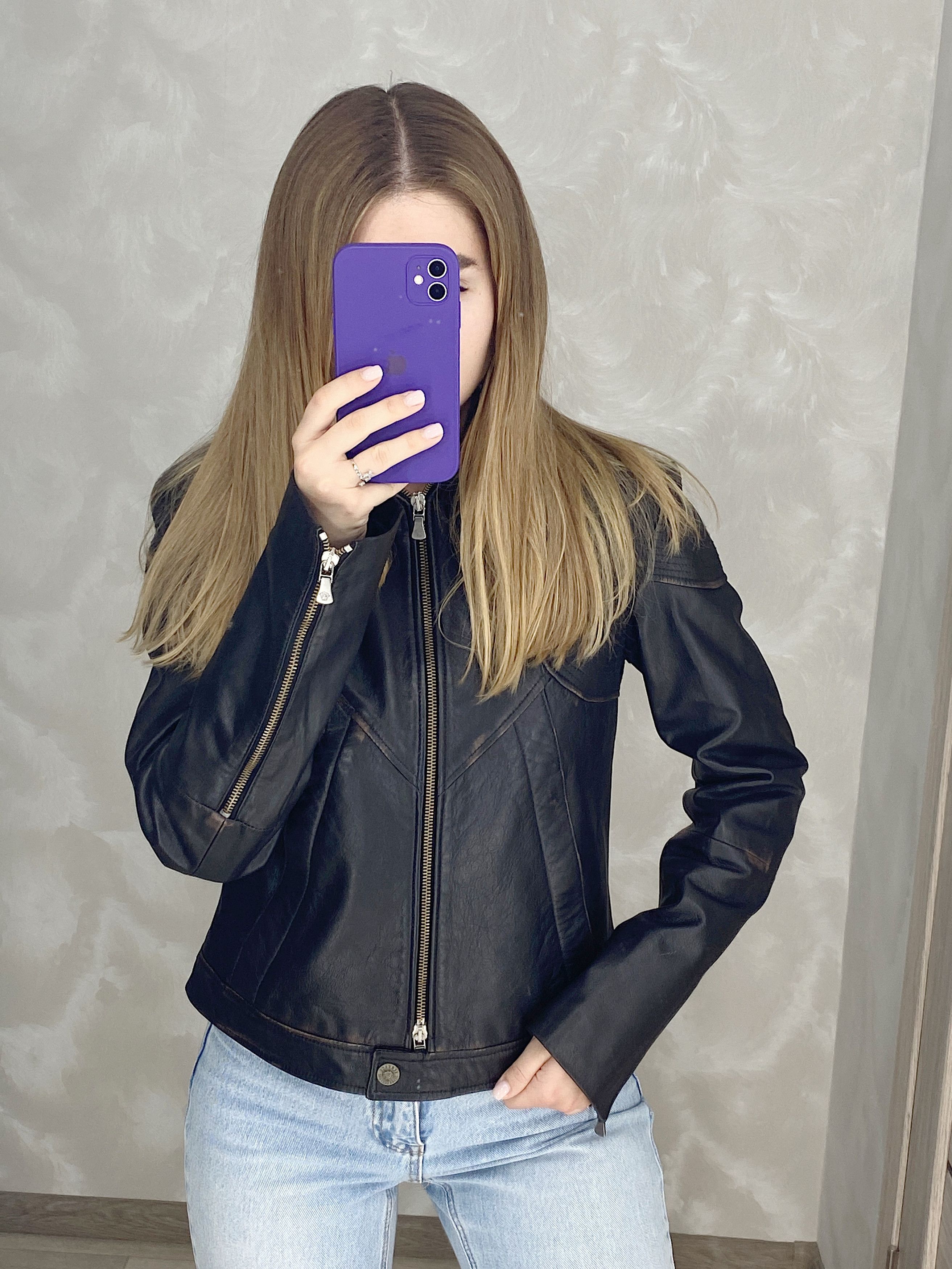 Versace × Versace Jeans Couture × Vintage Versace Jeans Couture Leather Jacket Distressed Design Size M / US 6-8 / IT 42-44 - 8 Thumbnail