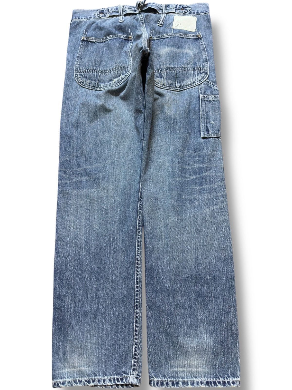 Johnbull Vintage Johbull Selvedge Carpenter Buckle Back Denim Size US 32 / EU 48 - 6 Thumbnail
