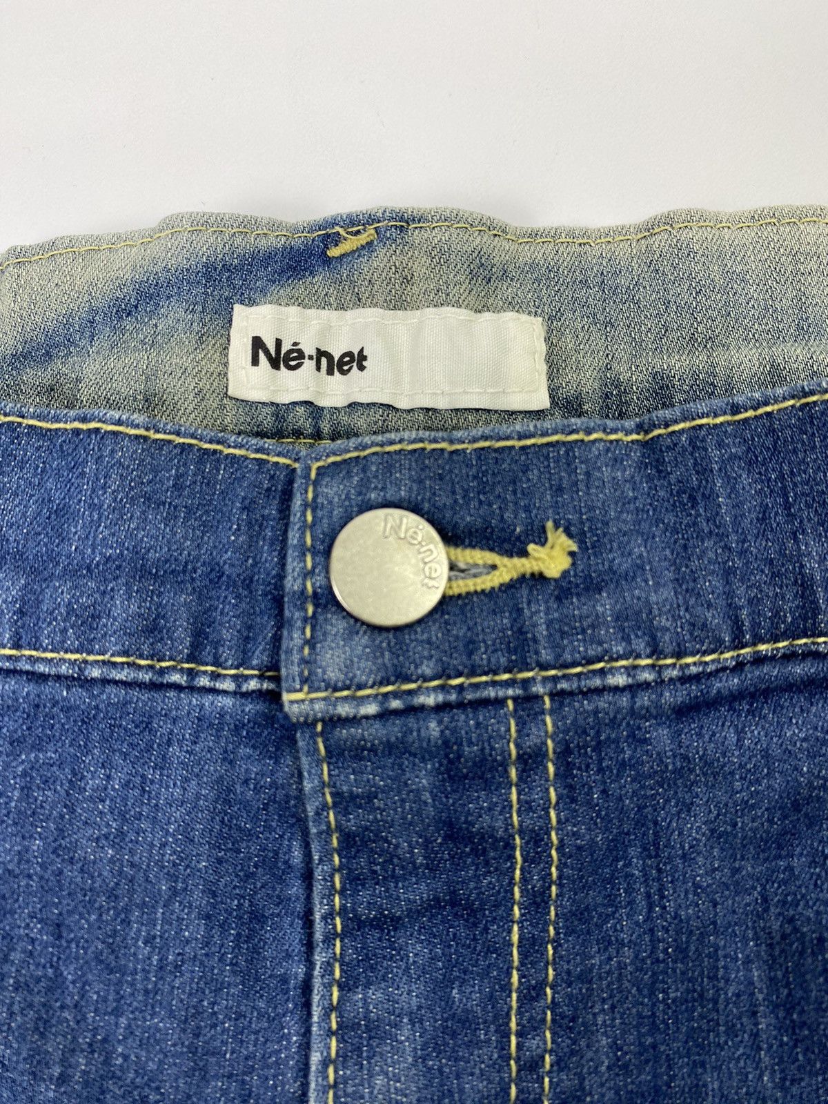 Issey Miyake × Japanese Brand × Ne-Net nenet wide leg bucle back pant Size US 28 / EU 44 - 8 Thumbnail