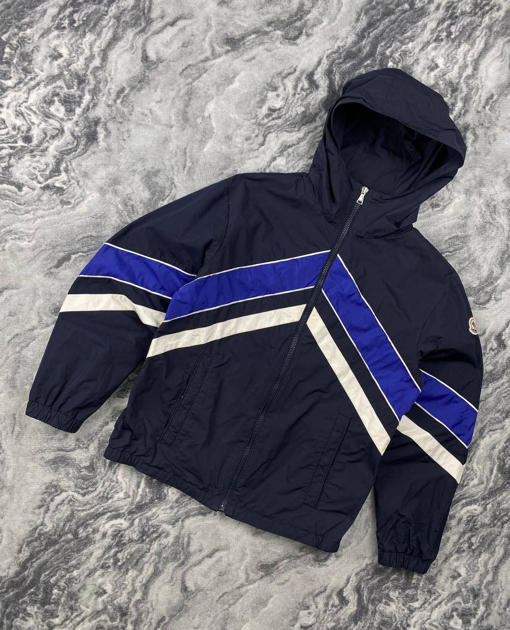 Moncler Moncler Tseren Giubbotto Nylon Jacket Kids Size 14A Blue Size US S / EU 44-46 / 1 - 1 Thumbnail