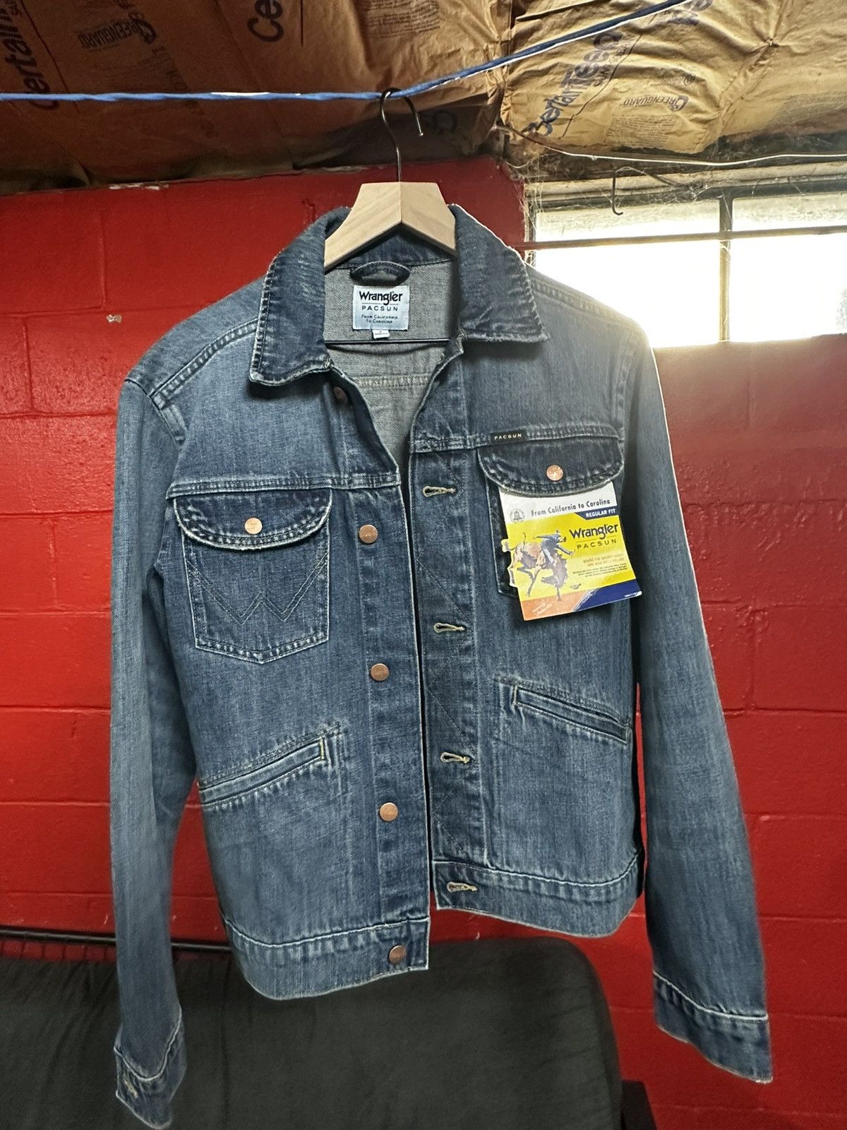 Wrangler X Pacsun denim trucker jacket