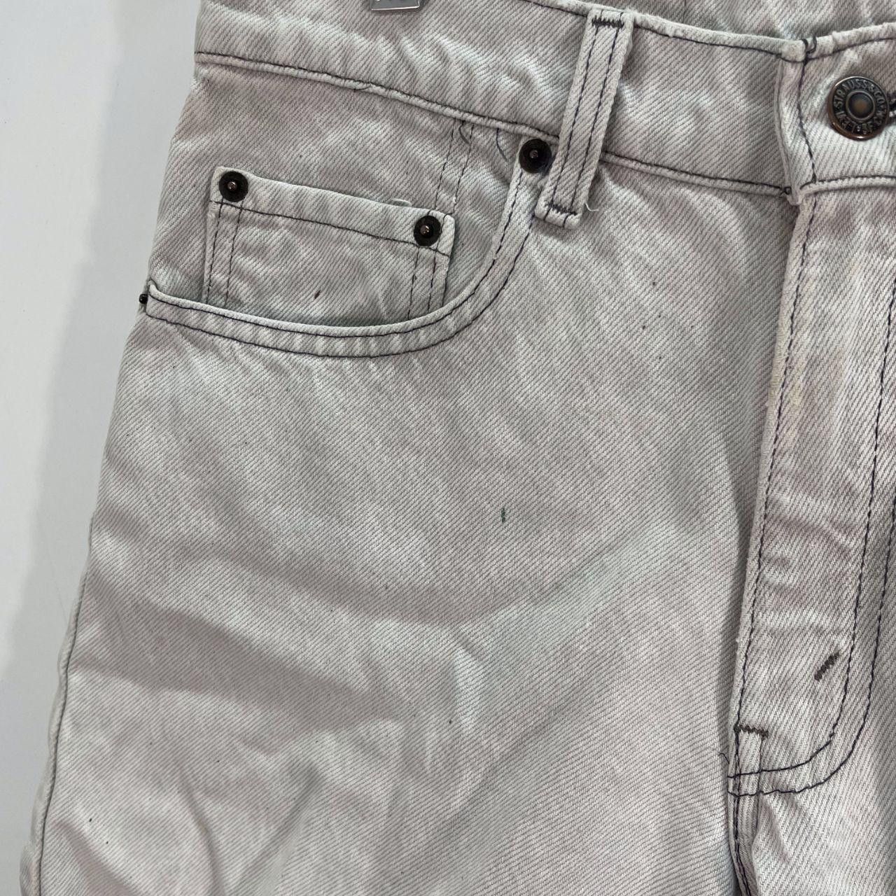 Levi's 90s White Levis Denim Shorts Size US 32 / EU 48 - 4 Thumbnail