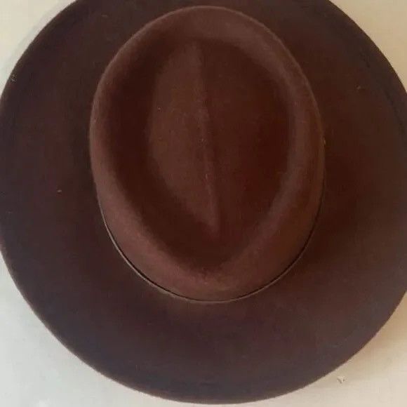 Other Vintage Wool felt Fedora Hat Size Medium Large Size ONE SIZE - 2 Thumbnail