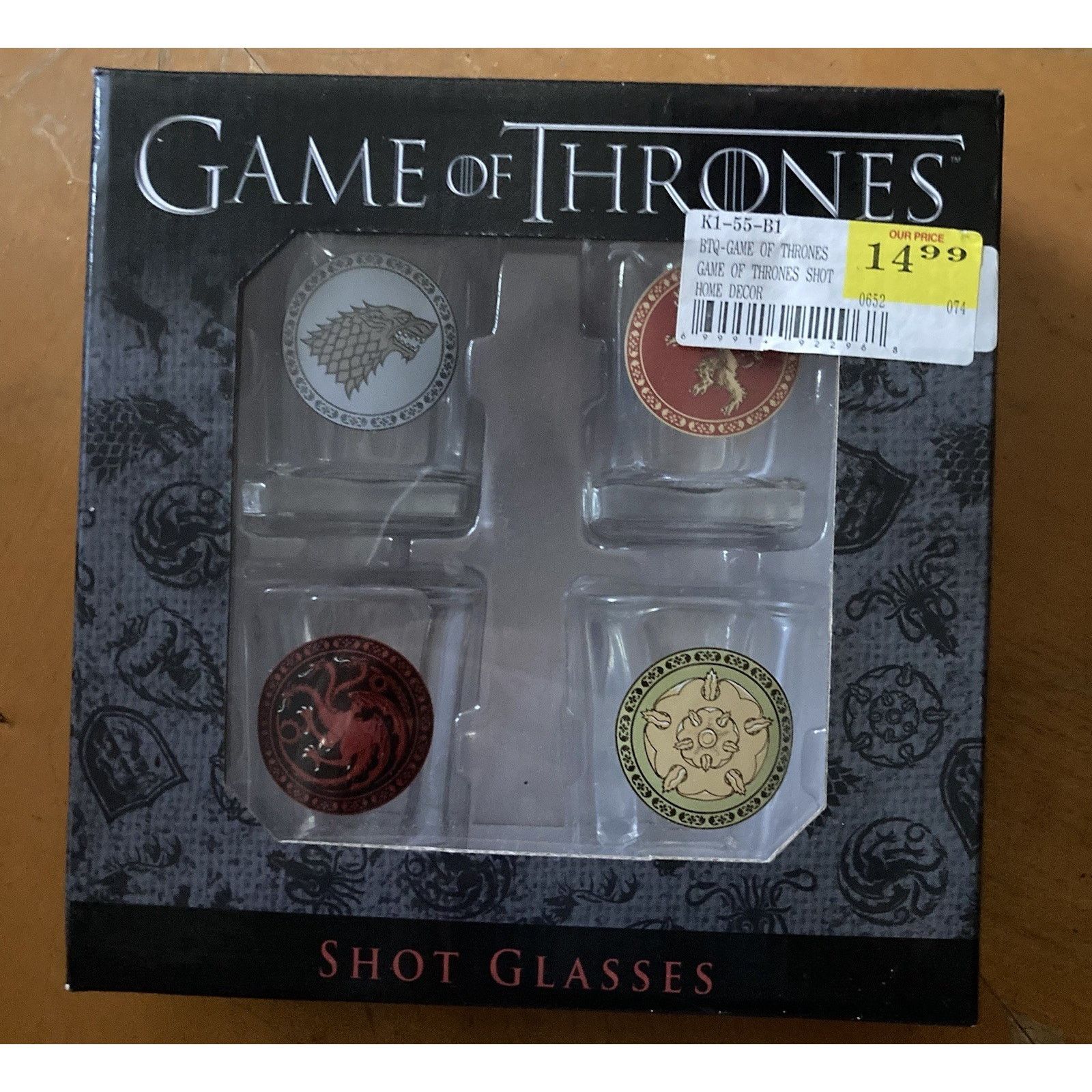 Other New GAME OF THRONES 4pc Shot Glass Set Boxed Deadstock Size ONE SIZE - 1 Thumbnail