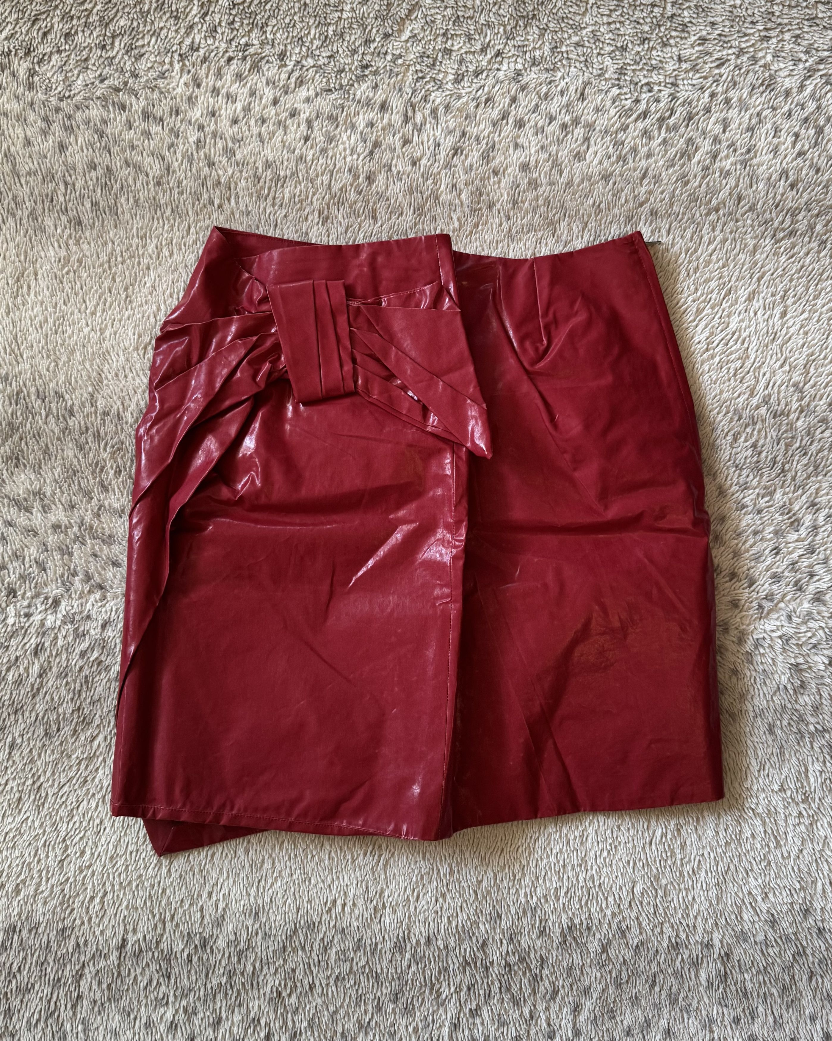 Isabel Marant Isabel Marant Vintage 2000s Red Mini Skirt Size 25" / US 0 / IT 36 - 1 Thumbnail