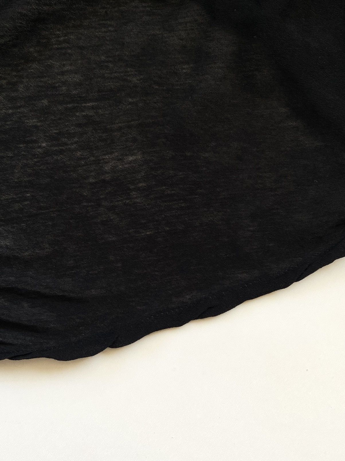Yohji Yamamoto Vintage 90s Yohji Yamamoto Roll Neck Transparent Mesh Shirt Size S / US 4 / IT 40 - 10 Thumbnail
