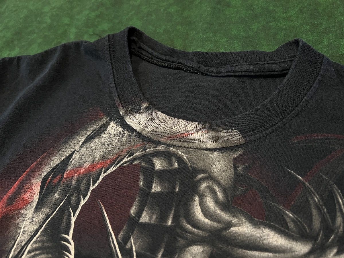 Other Vintage Streetwear Dragon & Skulls & Flames Y2K AOP T-Shirt Size US XL / EU 56 / 4 - 3 Thumbnail