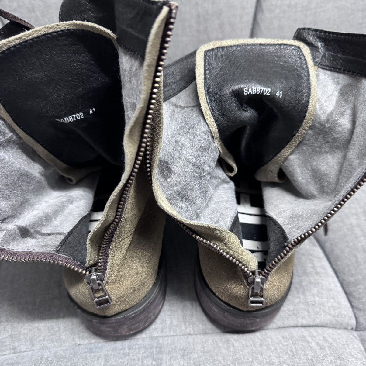 BUFFALO BOBS Buffalo Bobs Back Zip Suade Leather Boots Size US 10 / EU 43 - 17 Thumbnail